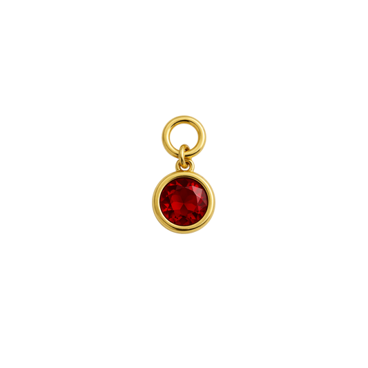 Birthstone Necklace (Circle)