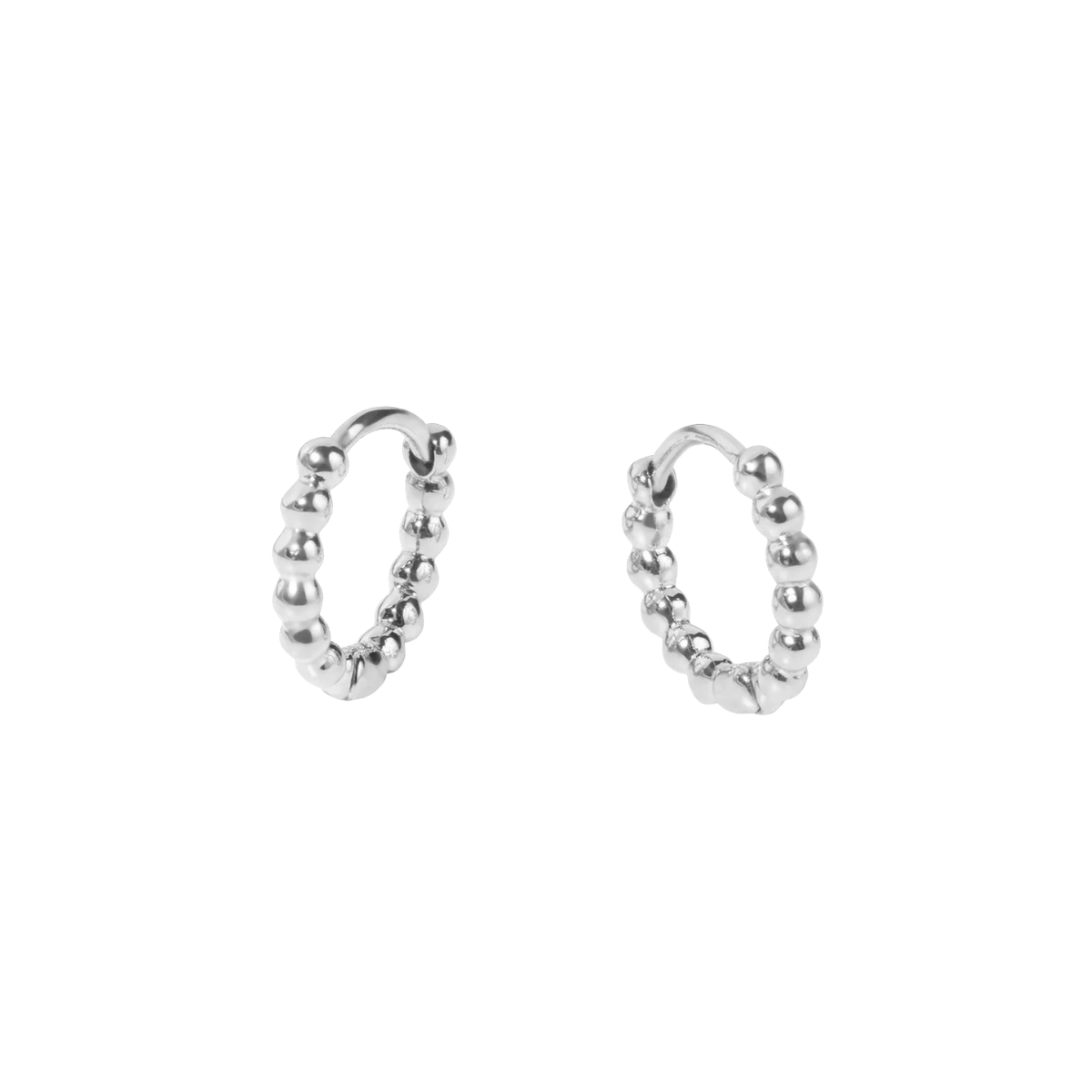 Beads Huggie Earrings