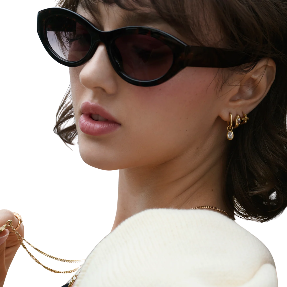 Clemence Hoop Earrings
