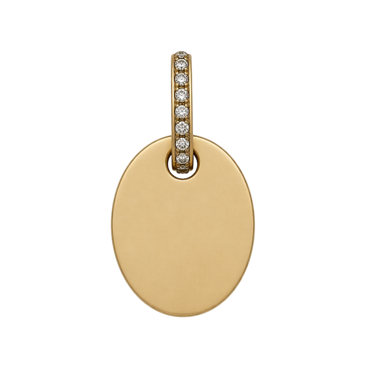 Engravable Oval Necklace