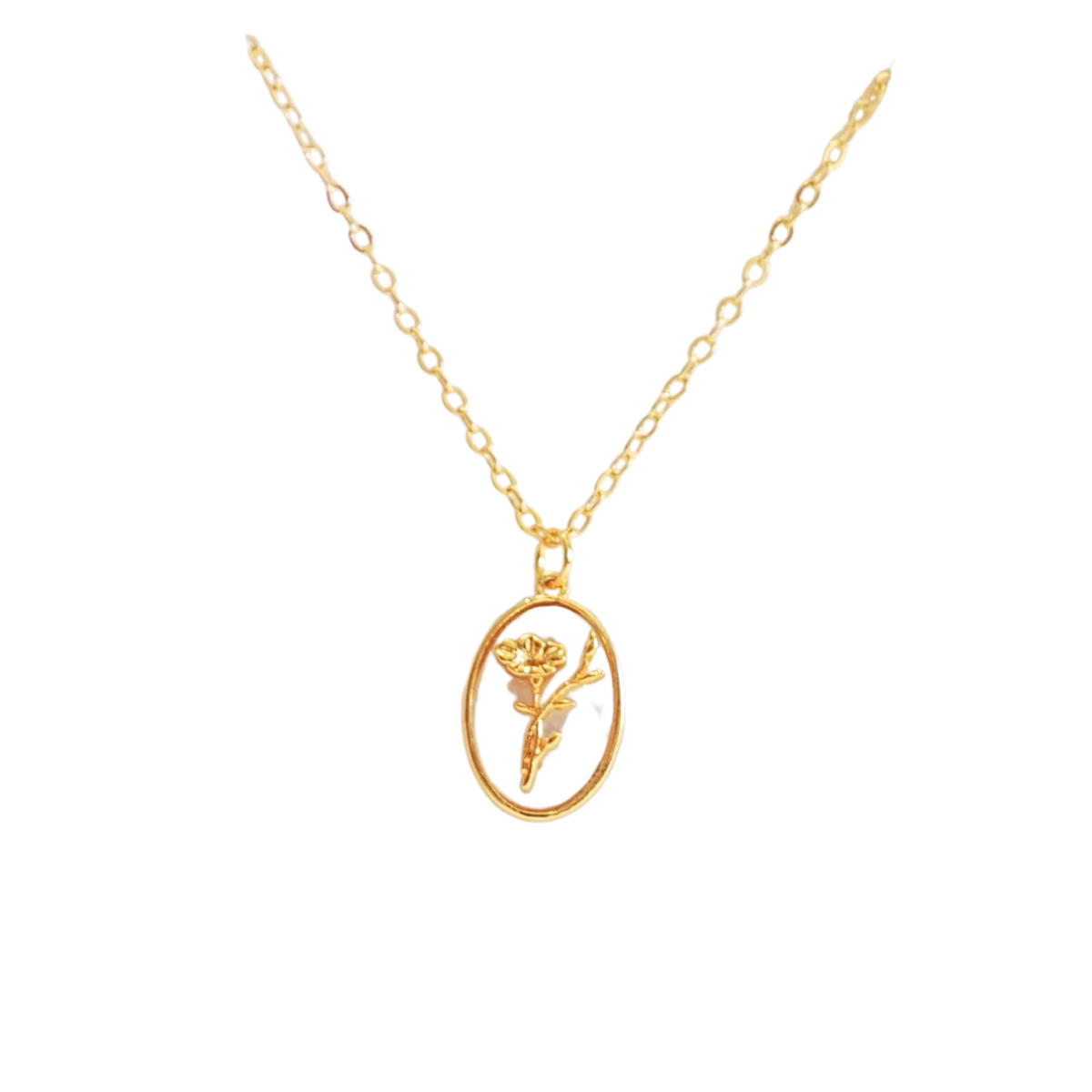 Birth Flower Necklace
