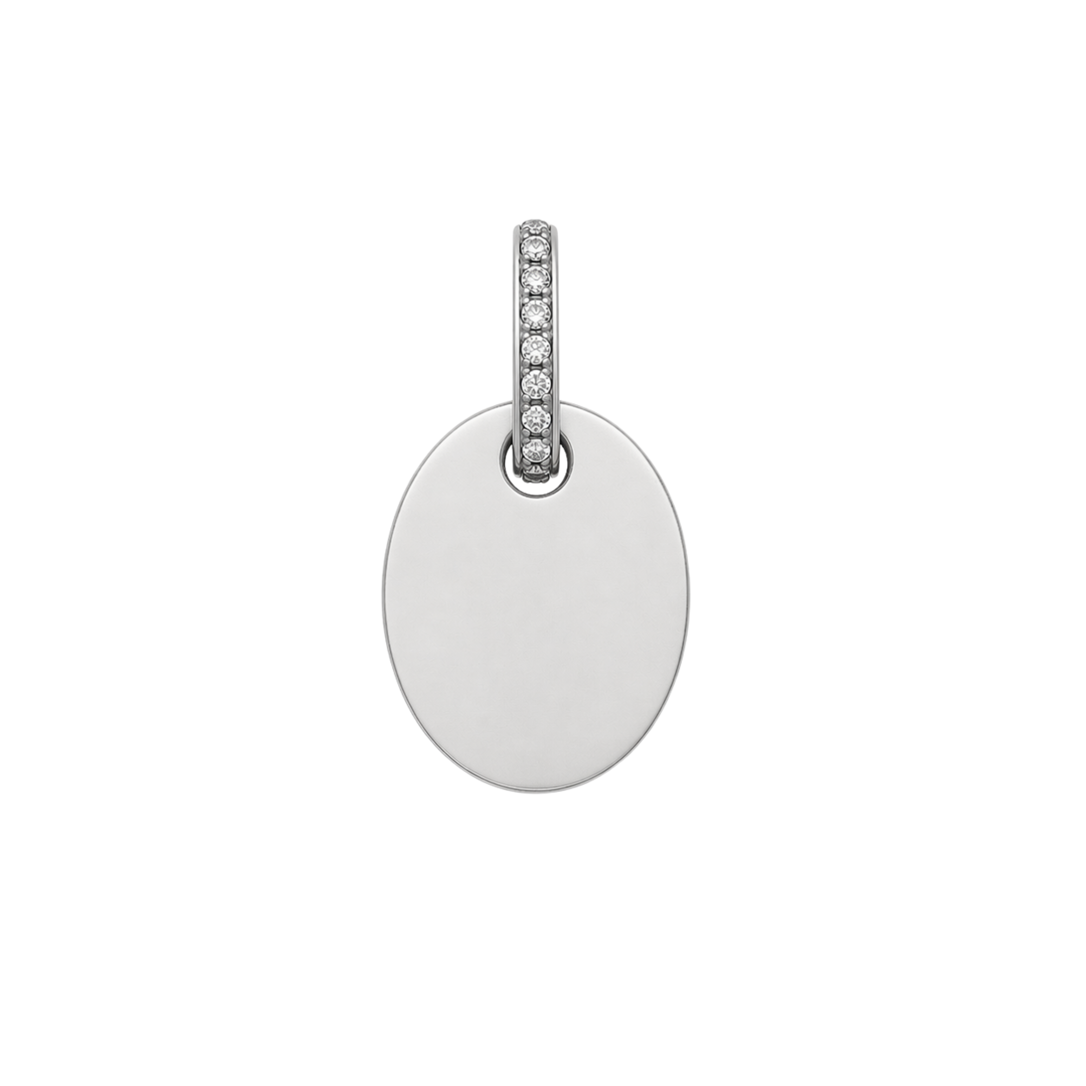 Engravable Oval Necklace