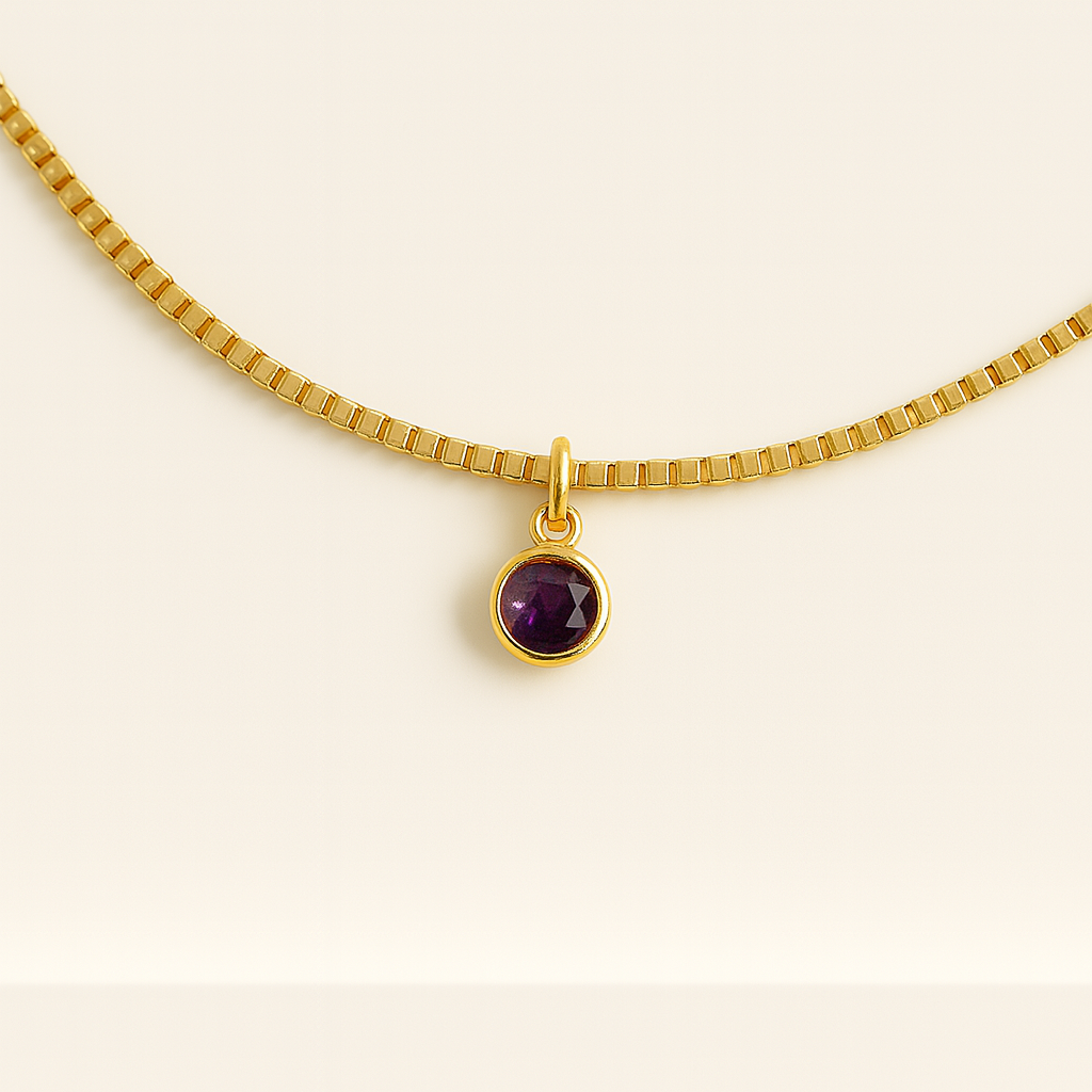 Custom Birthstone Necklace