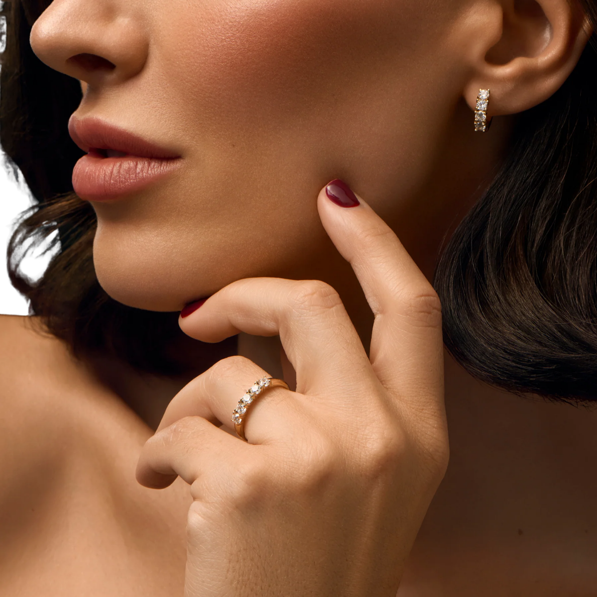 Giselle Huggie Hoop Earrings