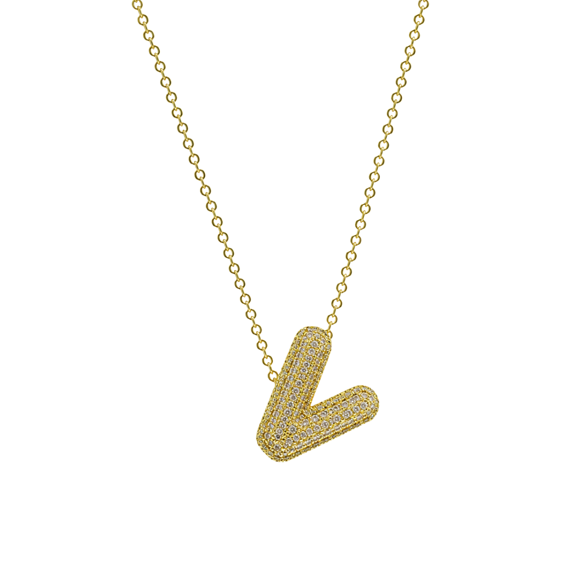 Bubble Letter Necklace