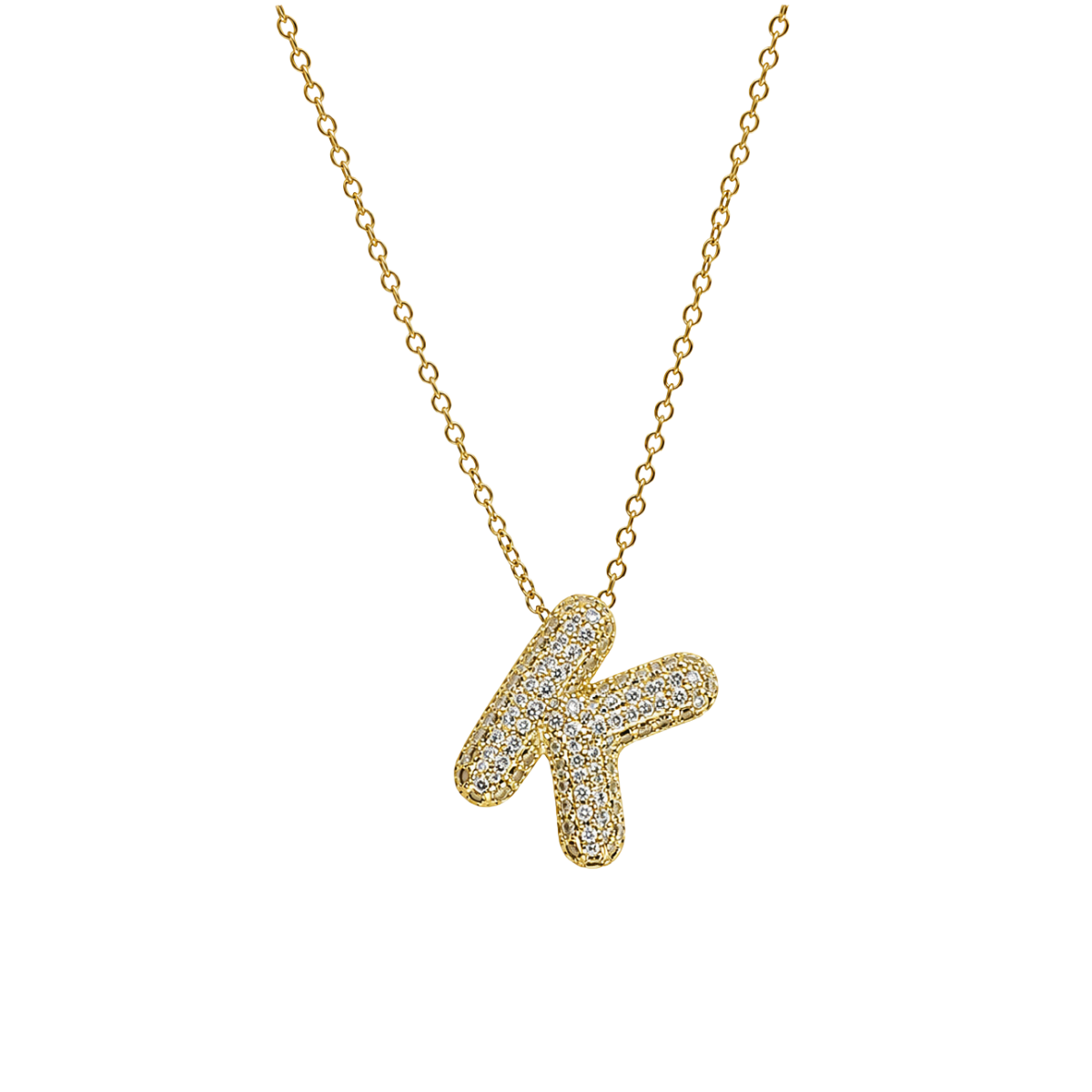 Bubble Letter Necklace
