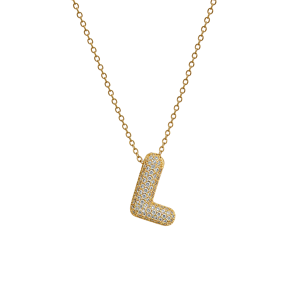 Bubble Letter Necklace
