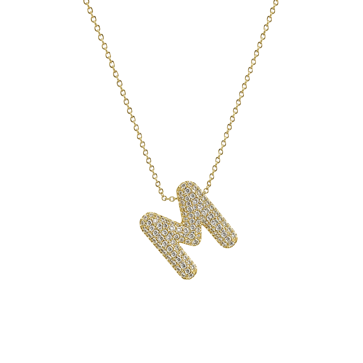 Bubble Letter Necklace