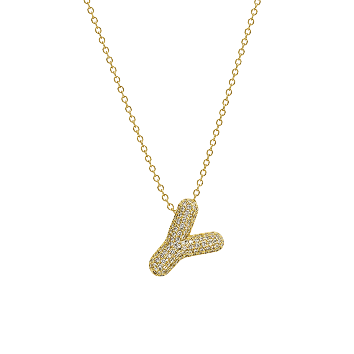 Bubble Letter Necklace