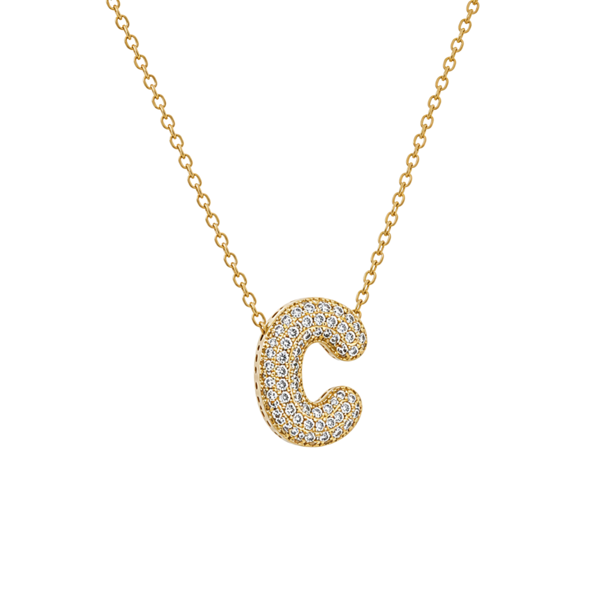 Bubble Letter Necklace