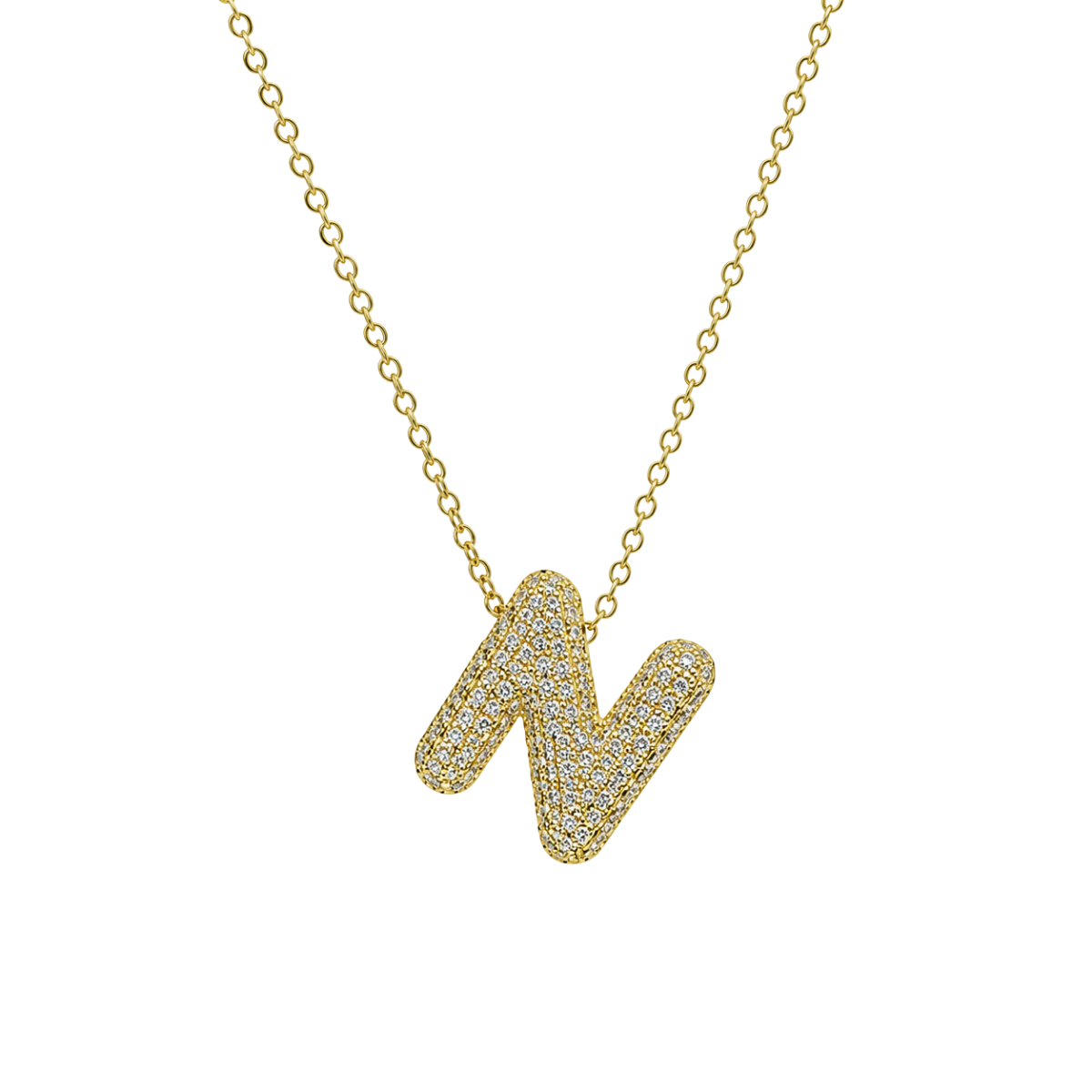 Bubble Letter Necklace