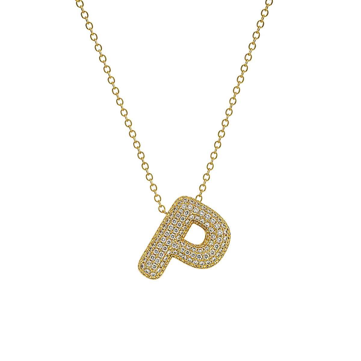 Bubble Letter Necklace