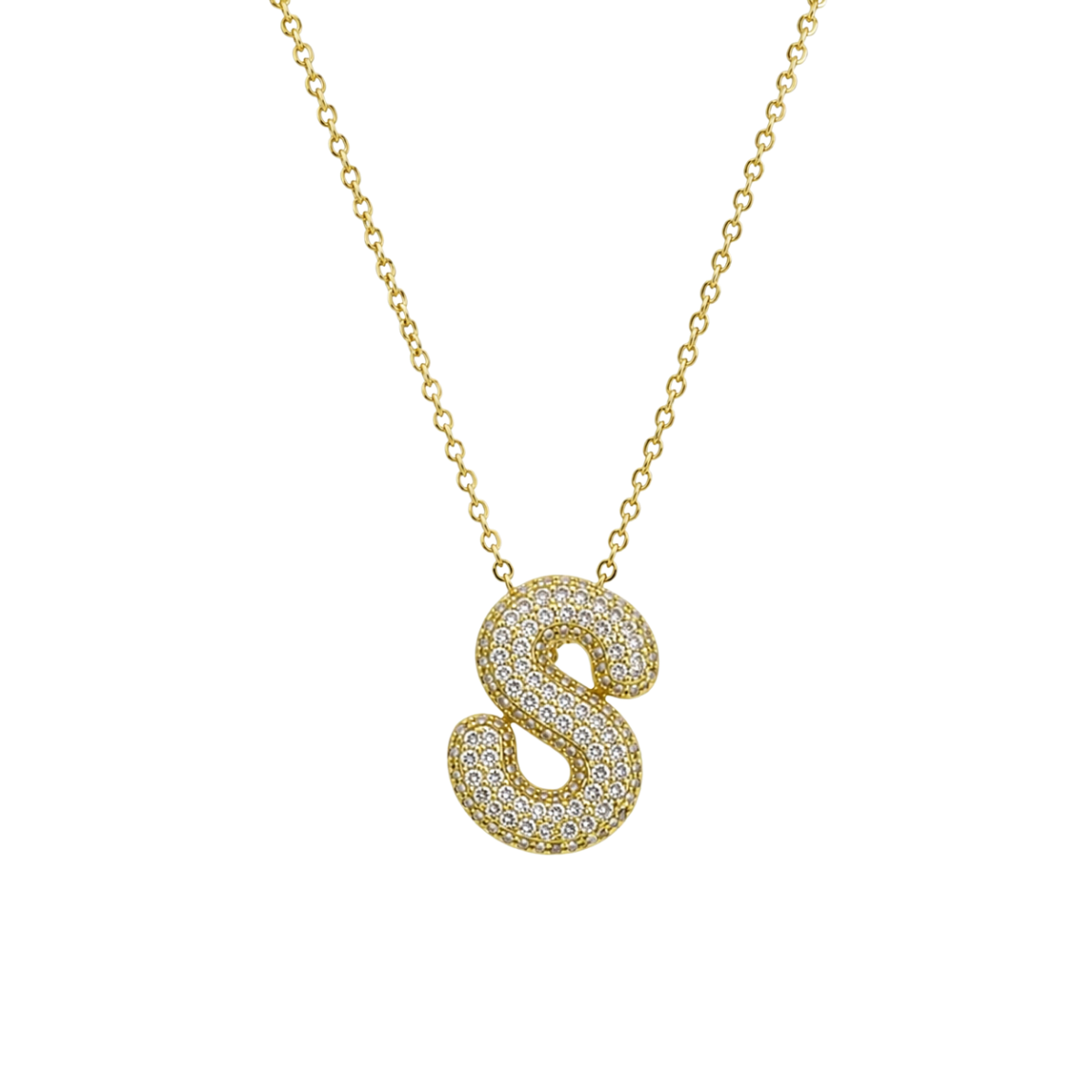 Bubble Letter Necklace