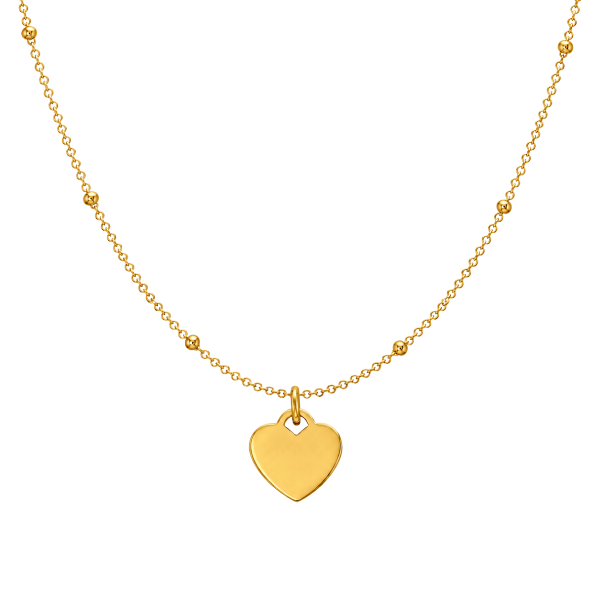 Engravable Heart Necklace