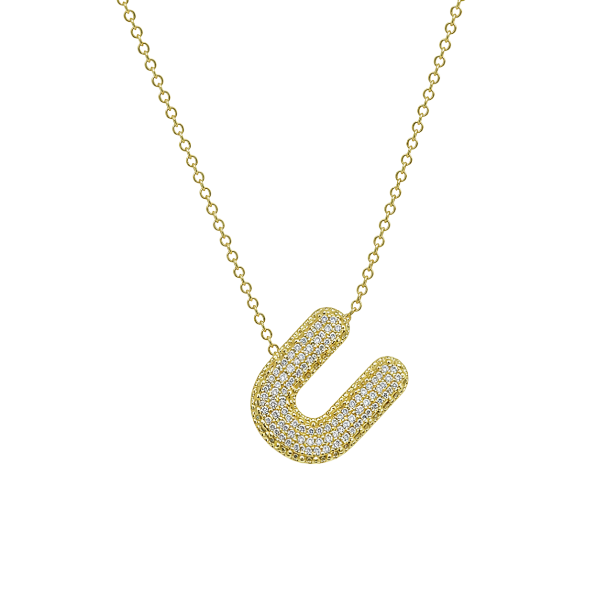Bubble Letter Necklace
