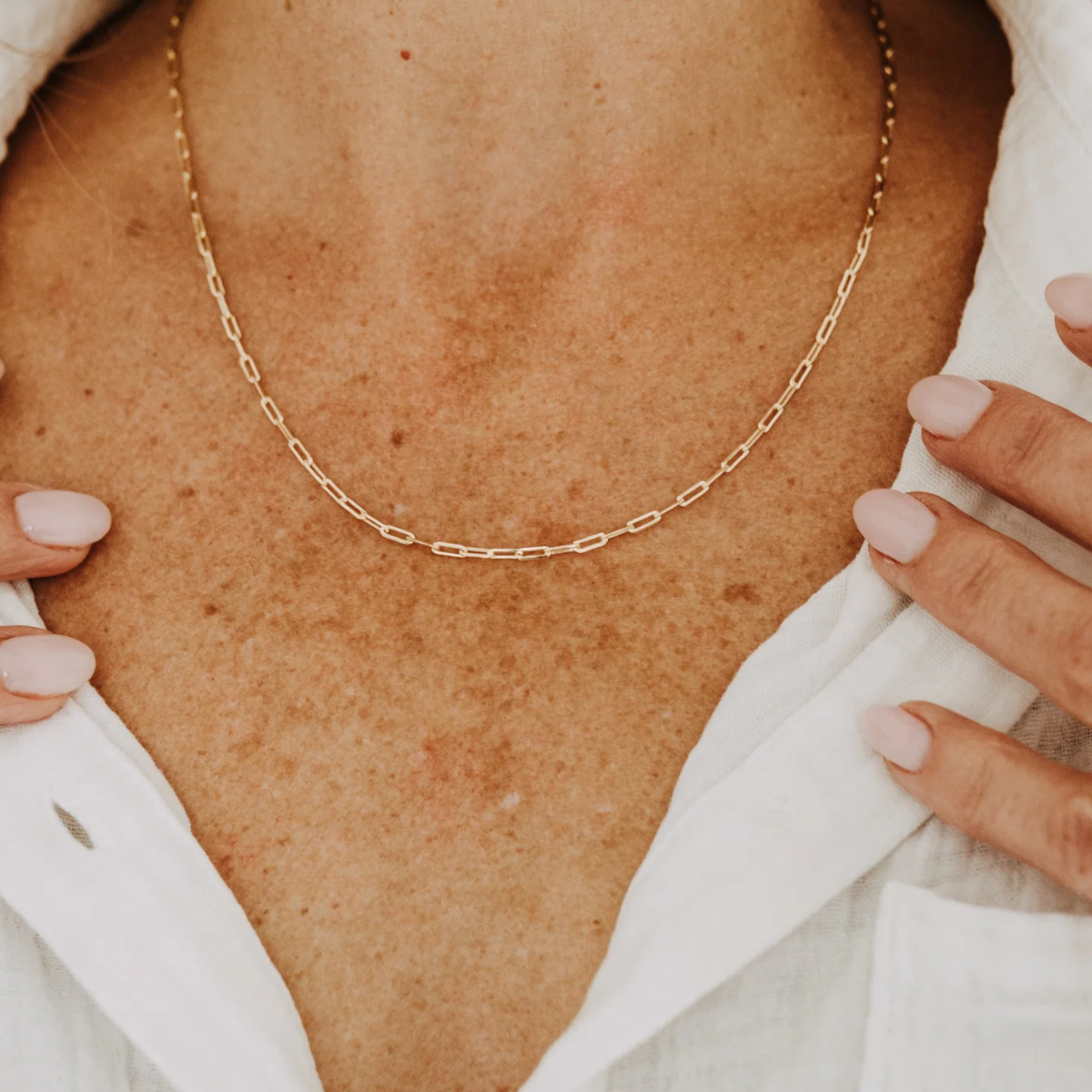 Petite Paperclip Necklace