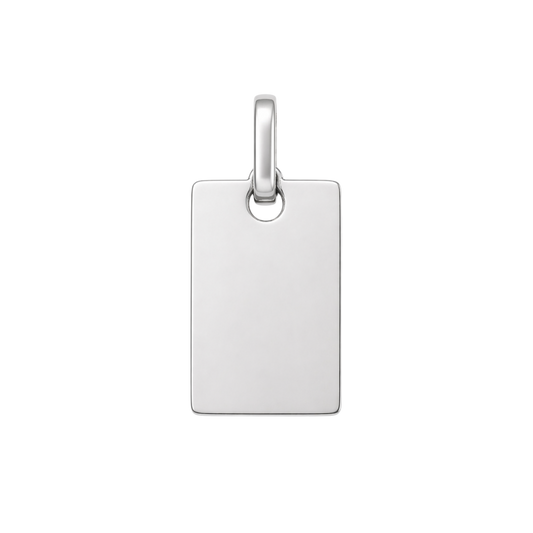 Engravable Rectangle Necklace