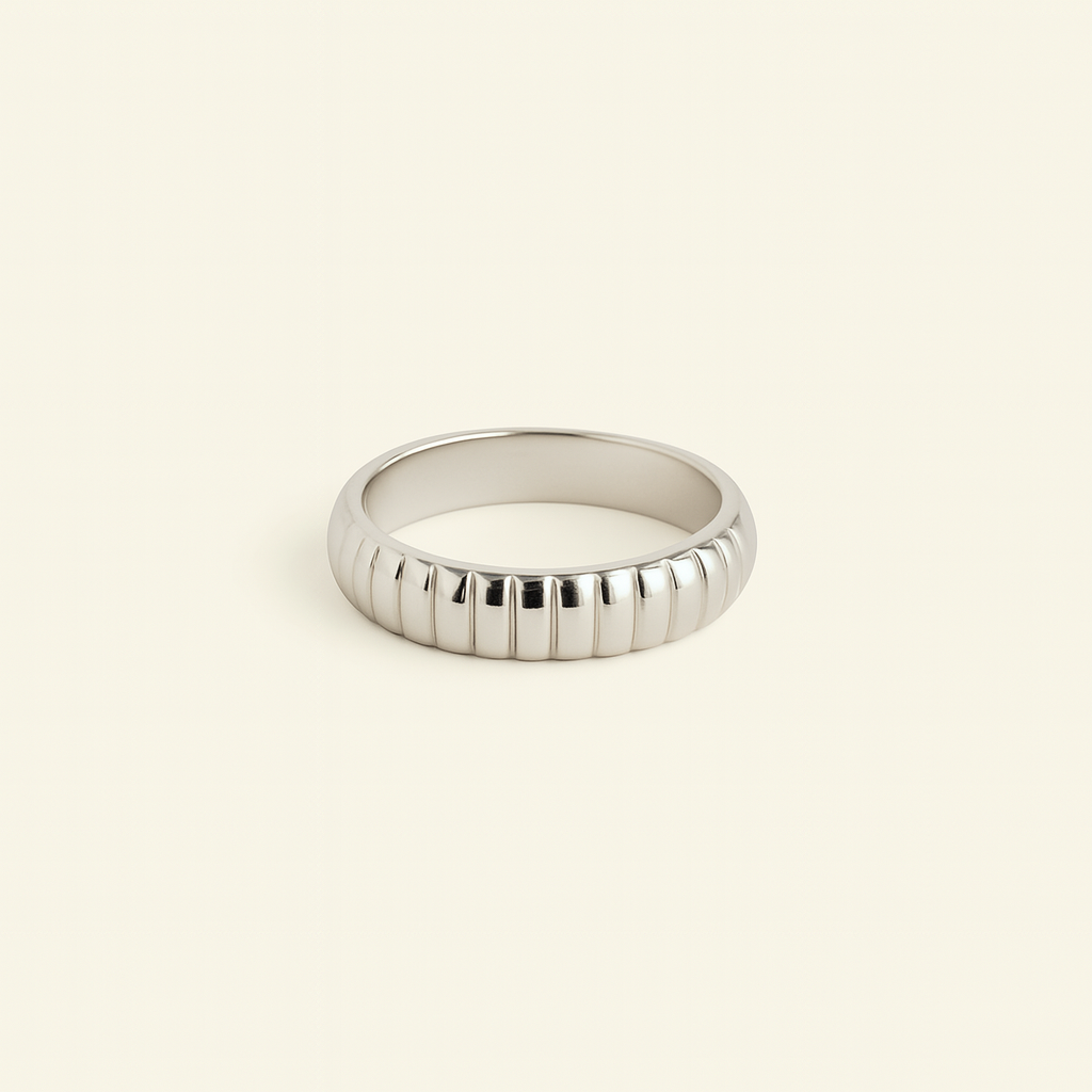 Silver Biscuit Ring