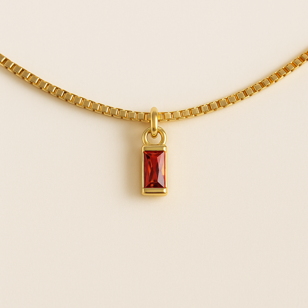 Custom Birthstone Necklace