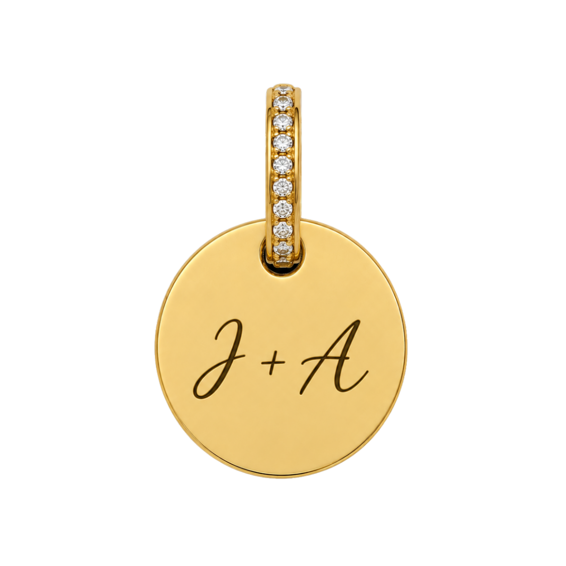 Engravable Circle Necklace