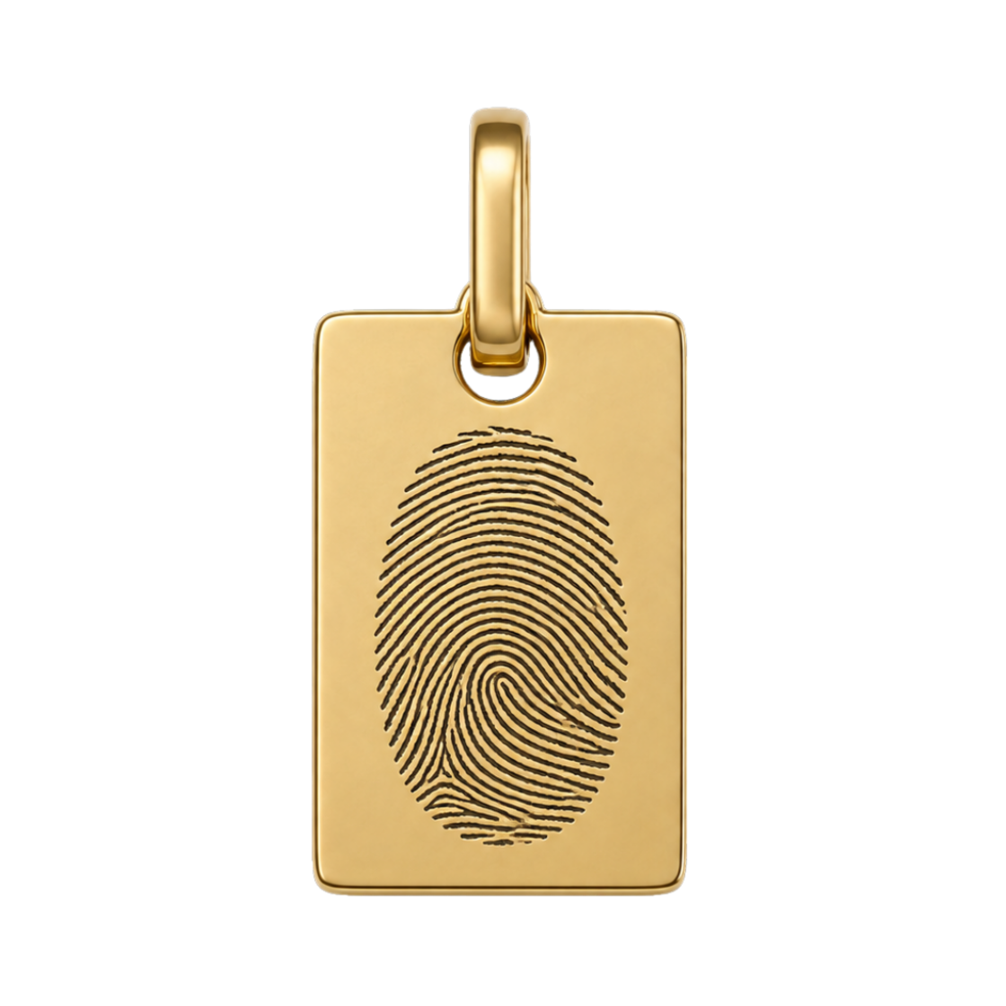 Engravable Rectangle Necklace