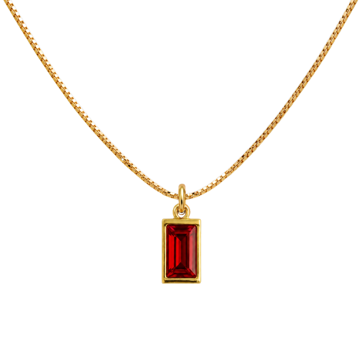 Birthstone Necklace (Emerald)