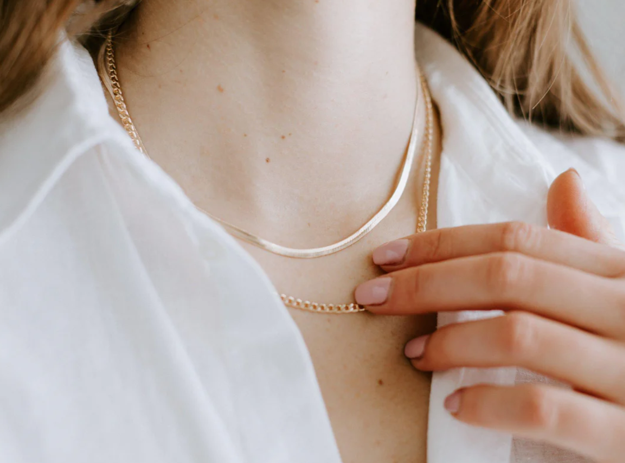 3mm Herringbone Necklace