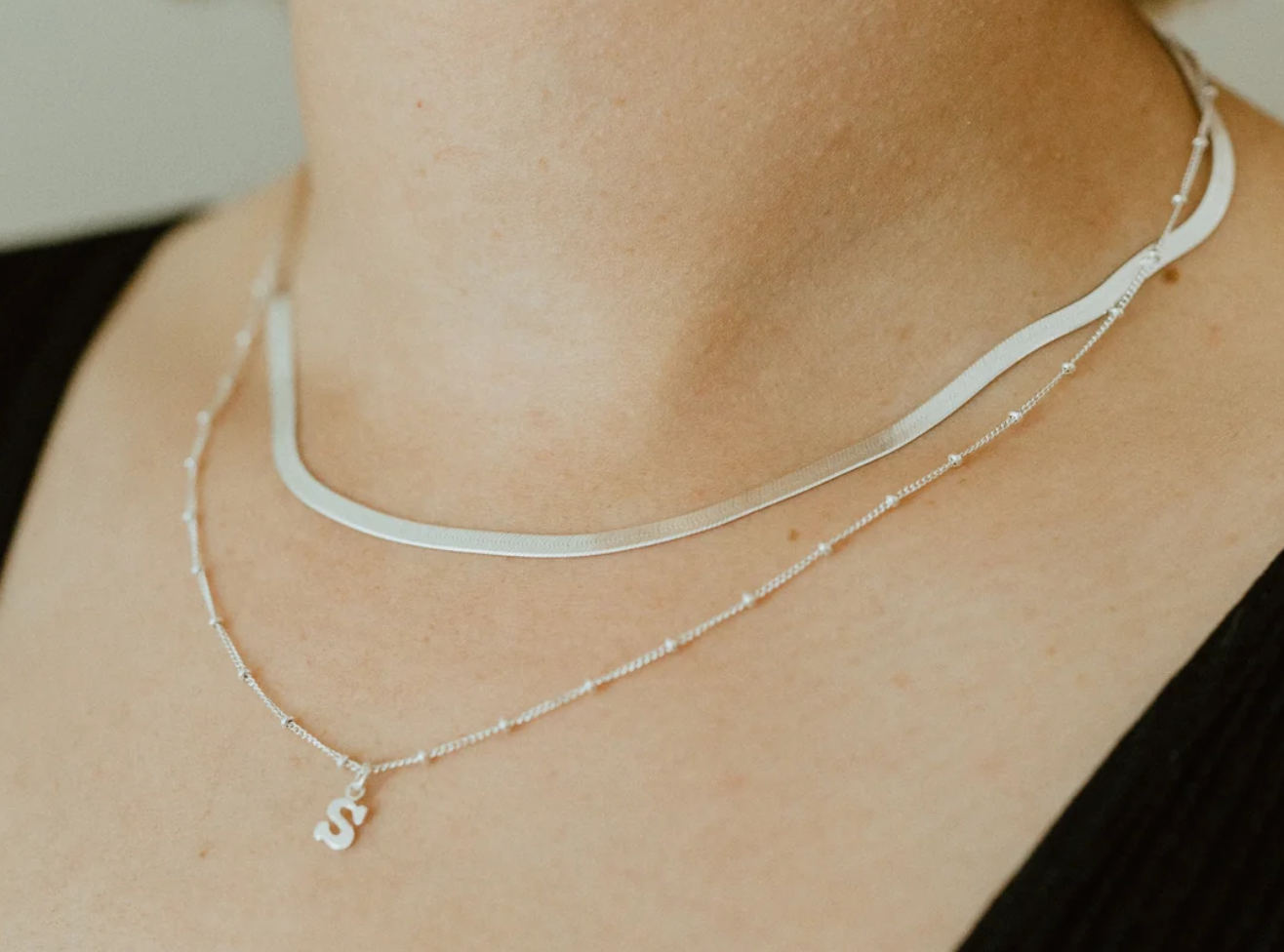 3mm Herringbone Necklace