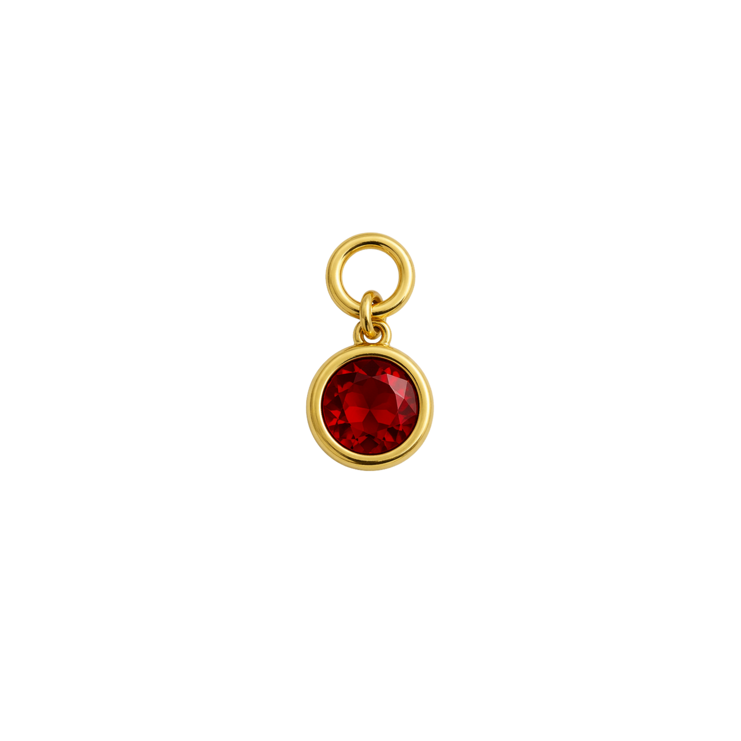 Birthstone Necklace (Circle)