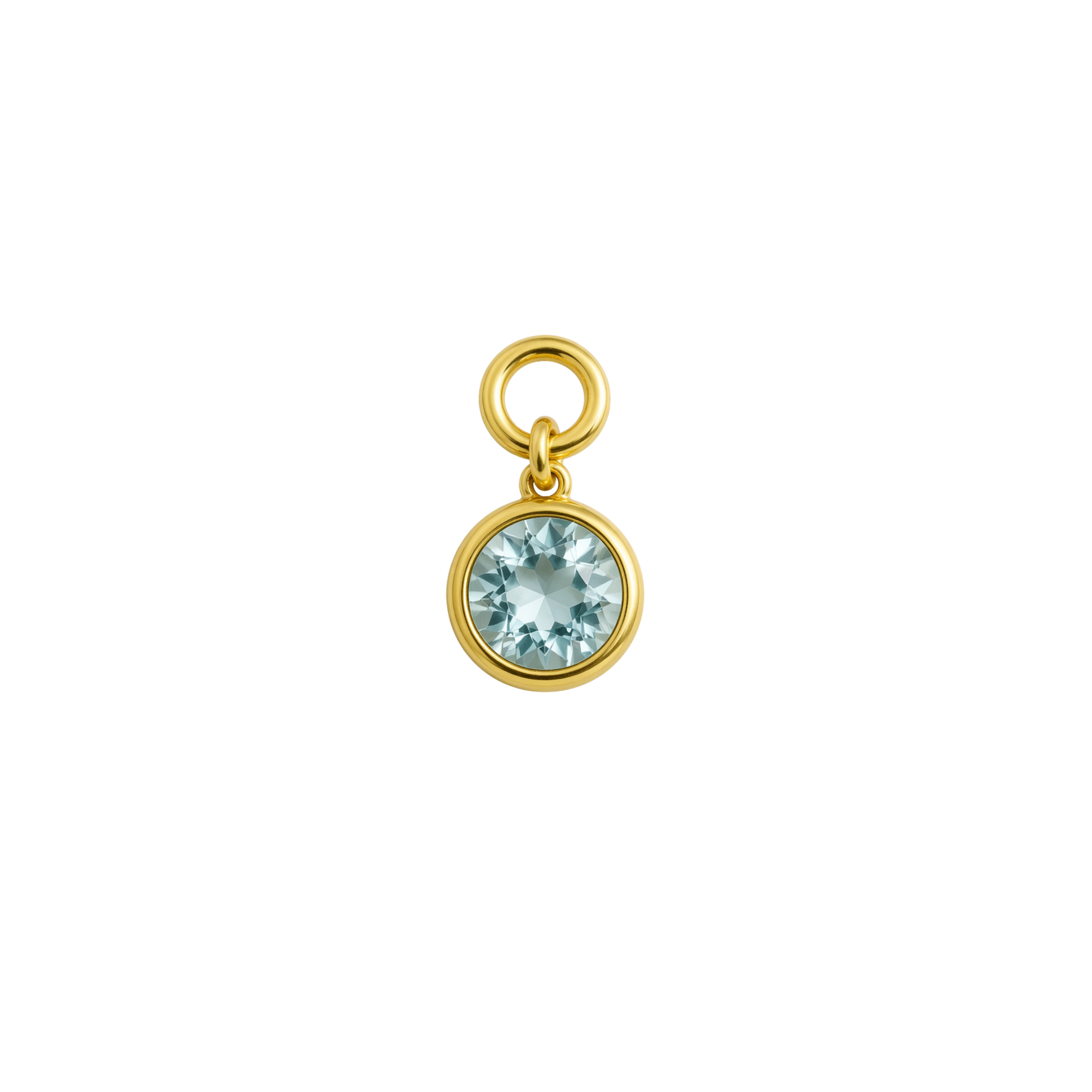 Birthstone Necklace (Circle)