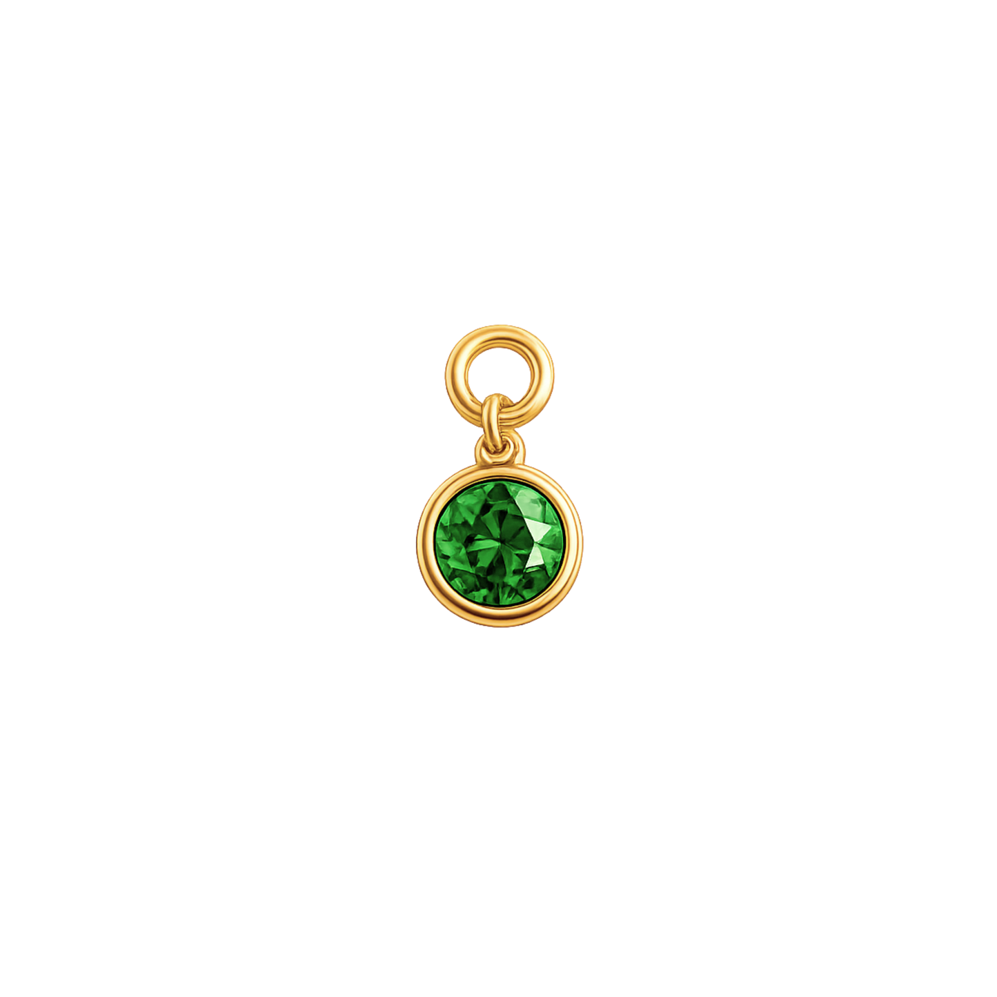 Birthstone Necklace (Circle)