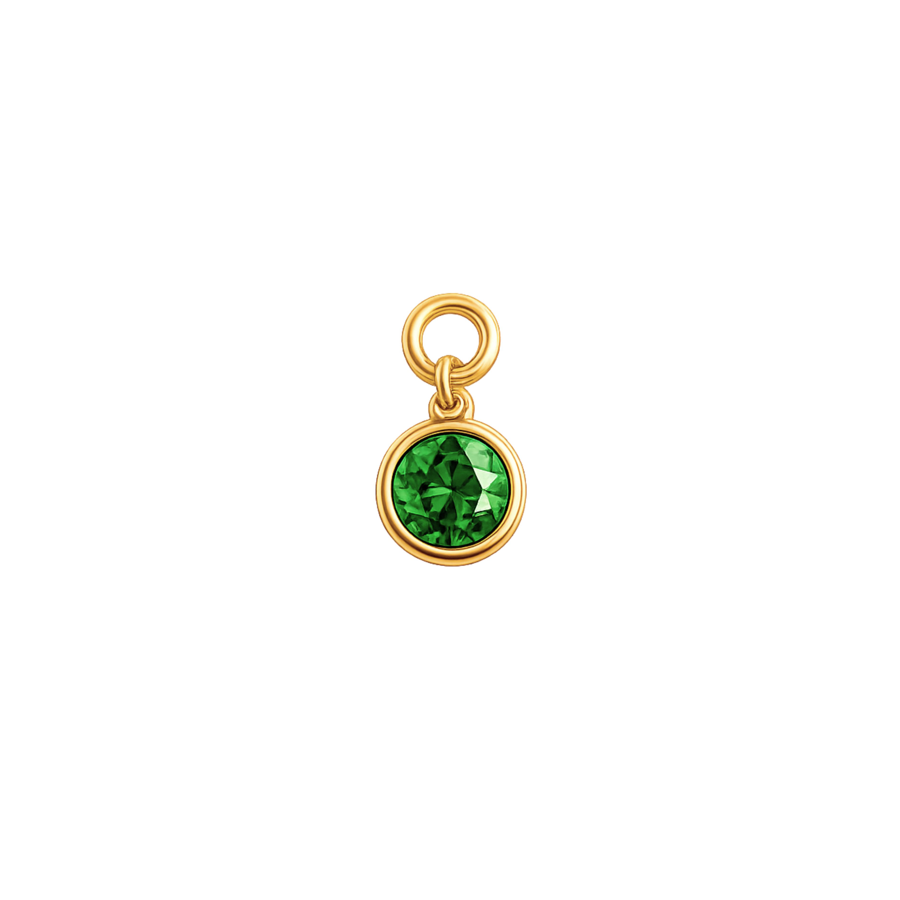 Birthstone Necklace (Circle)