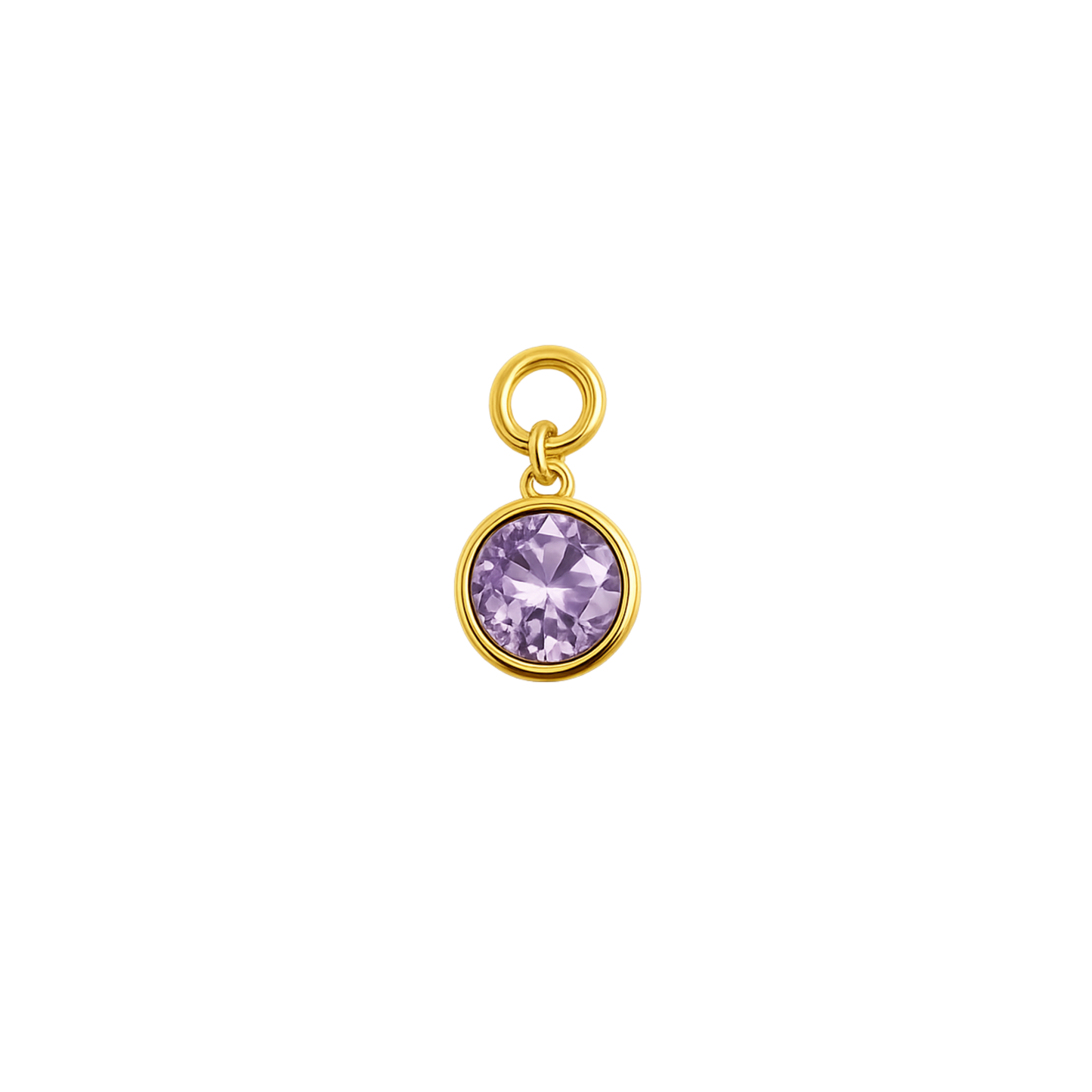 Birthstone Necklace (Circle)