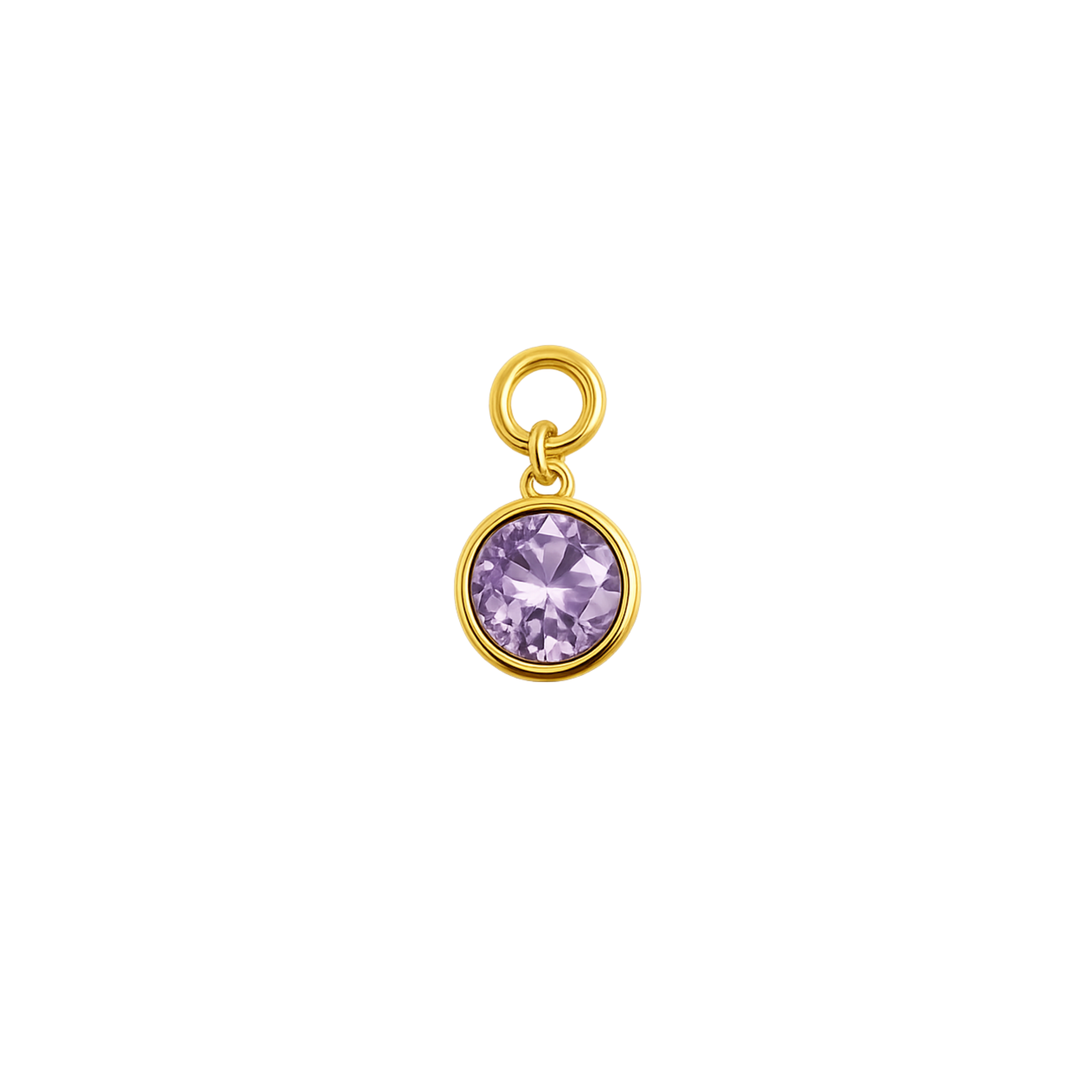 Birthstone Necklace (Circle)