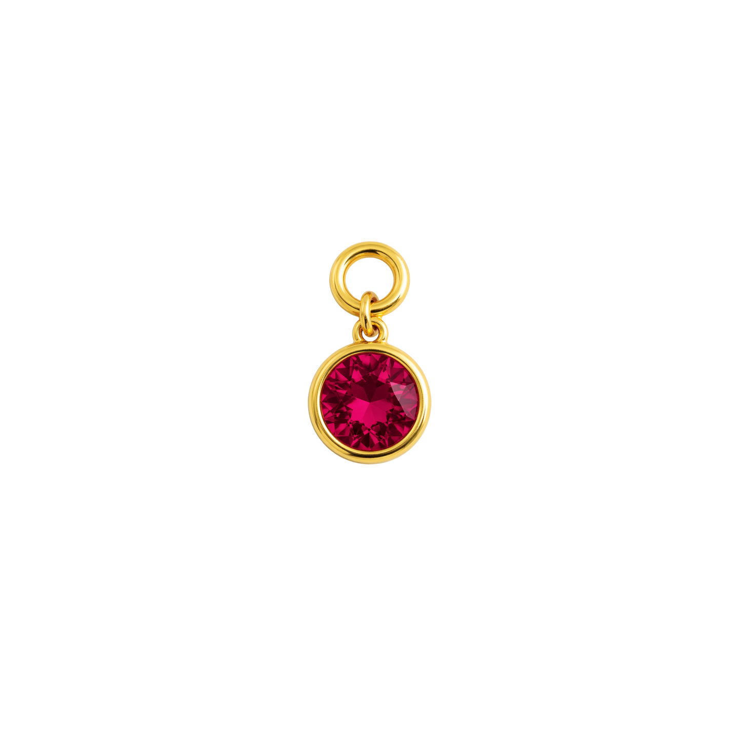 Birthstone Necklace (Circle)