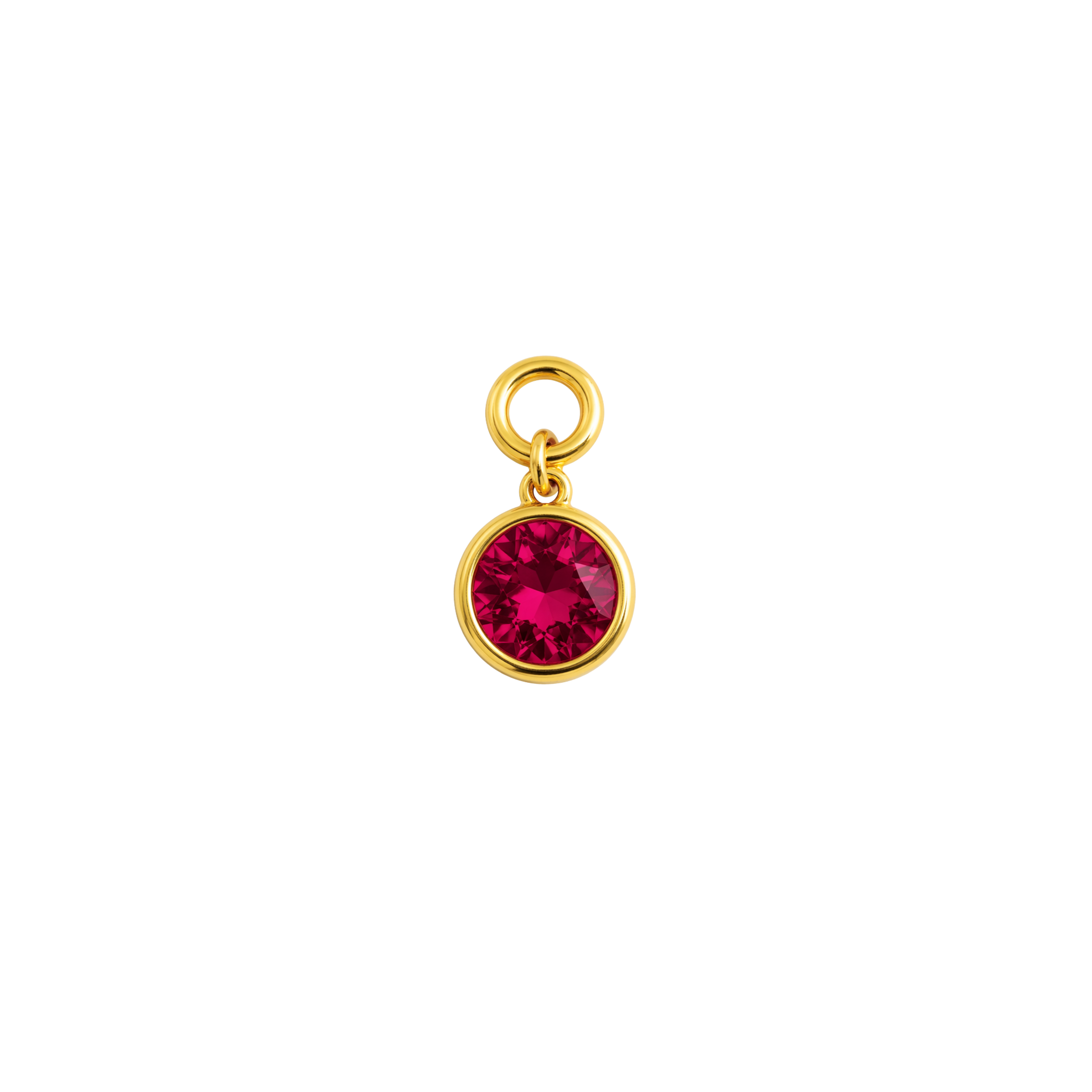 Birthstone Necklace (Circle)