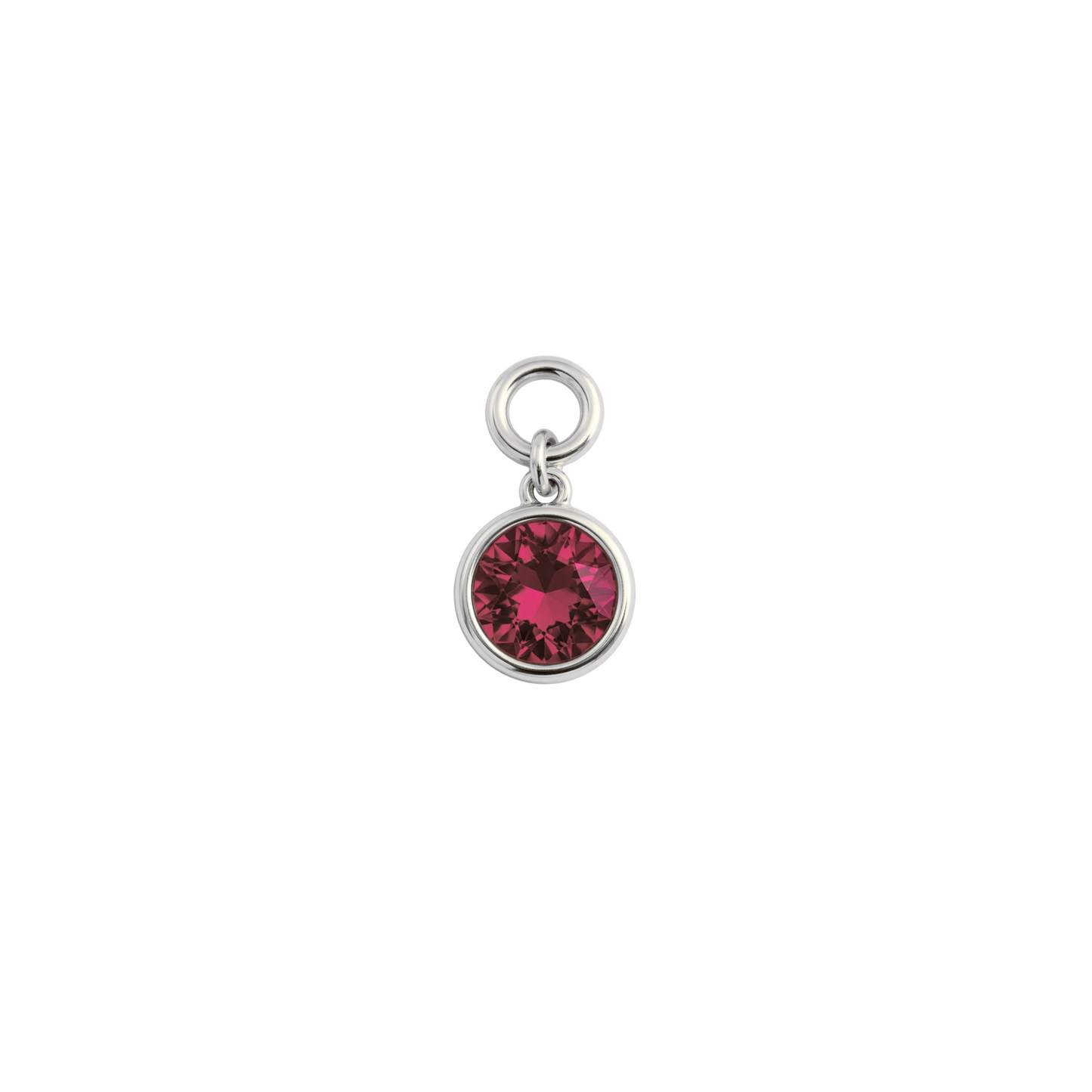 Birthstone Necklace (Circle)