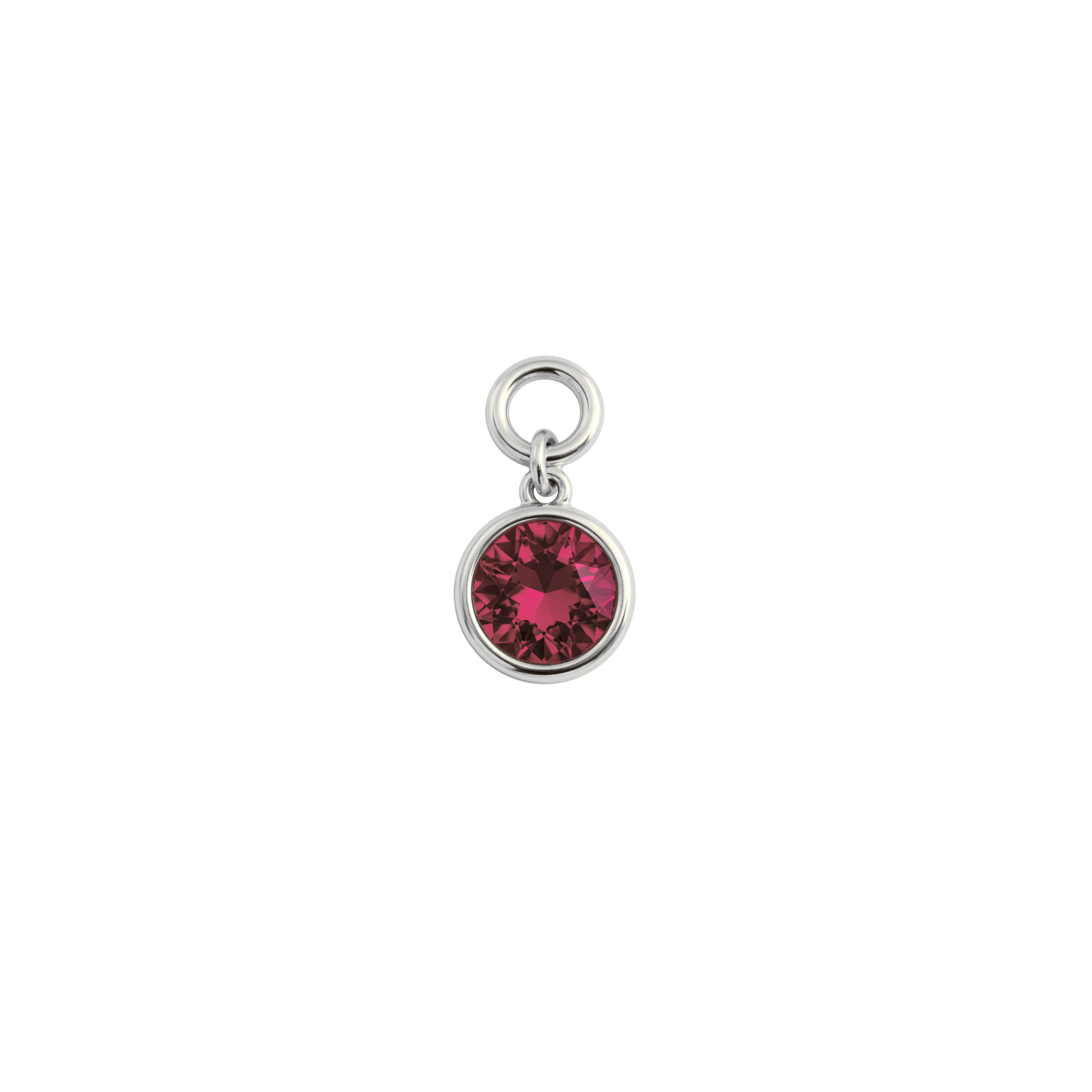 Birthstone Necklace (Circle)