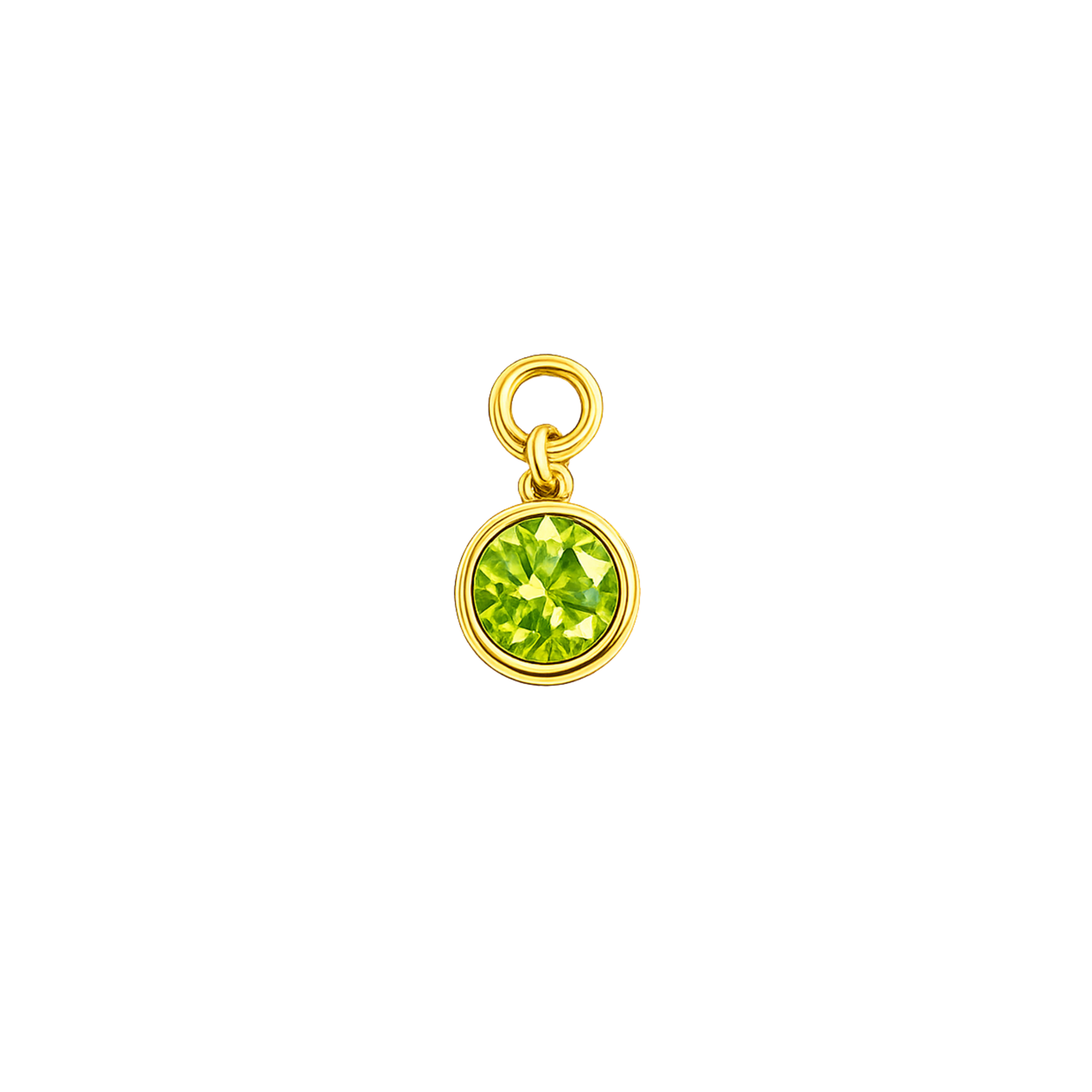 Birthstone Necklace (Circle)