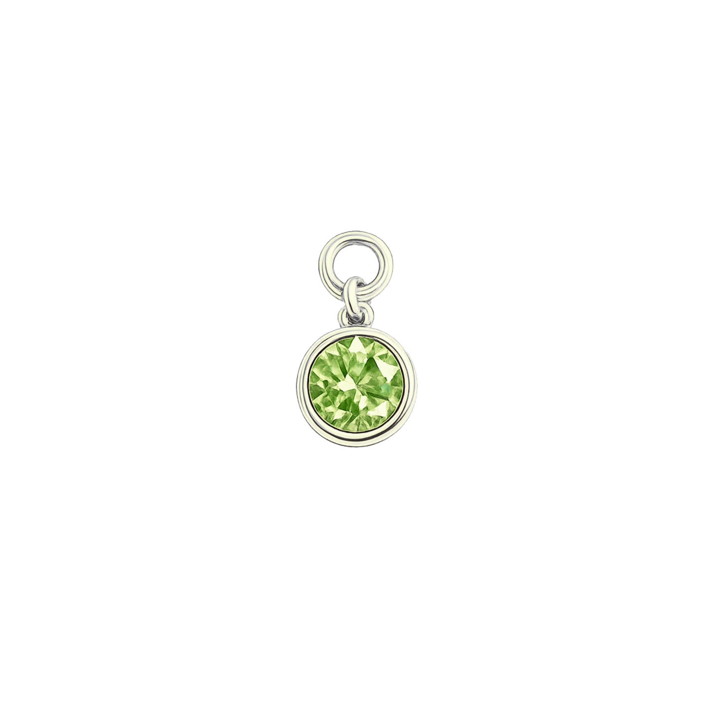 Birthstone Necklace (Circle)