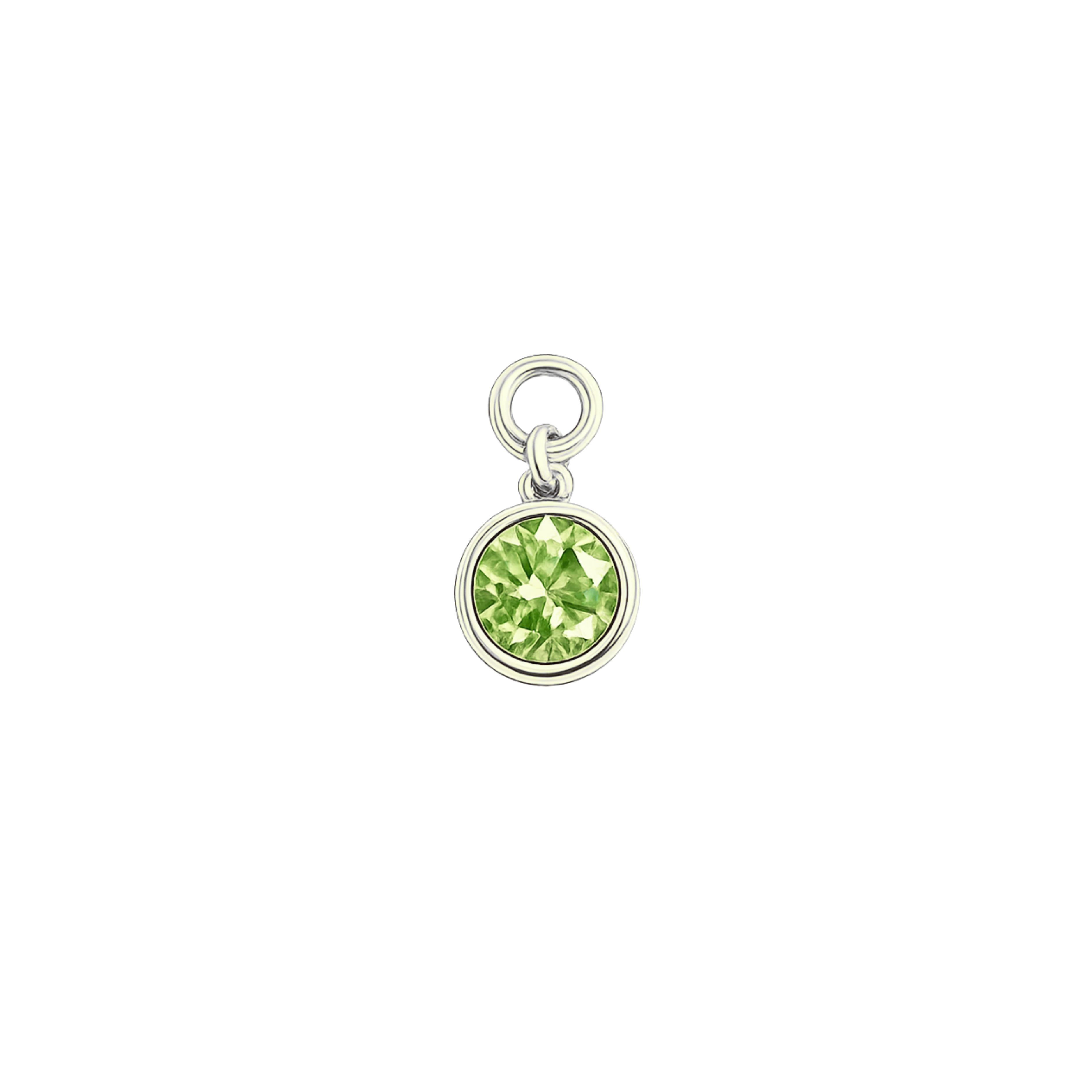 Birthstone Necklace (Circle)