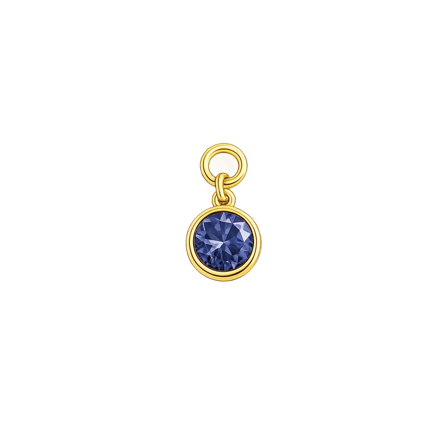 Birthstone Necklace (Circle)
