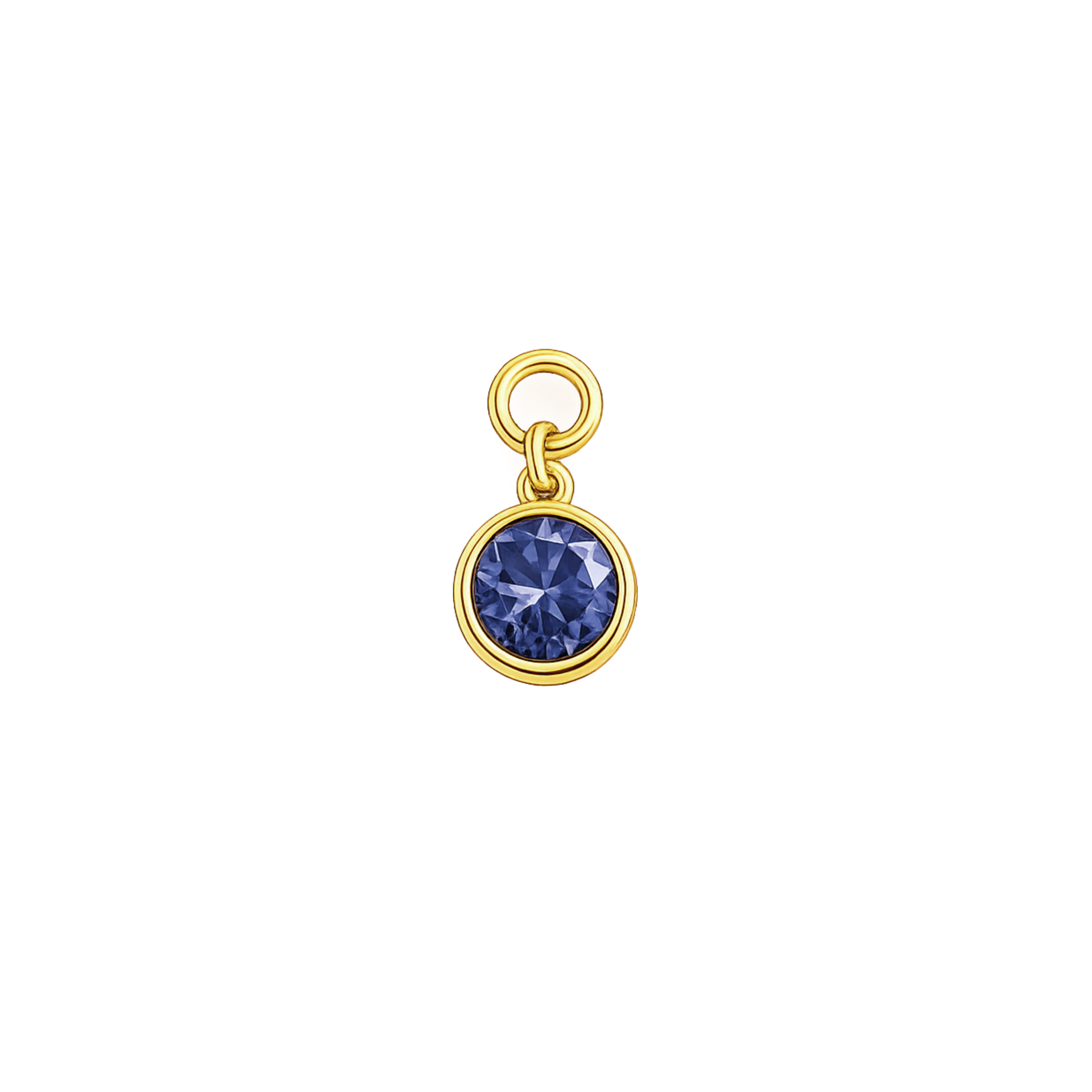 Birthstone Necklace (Circle)
