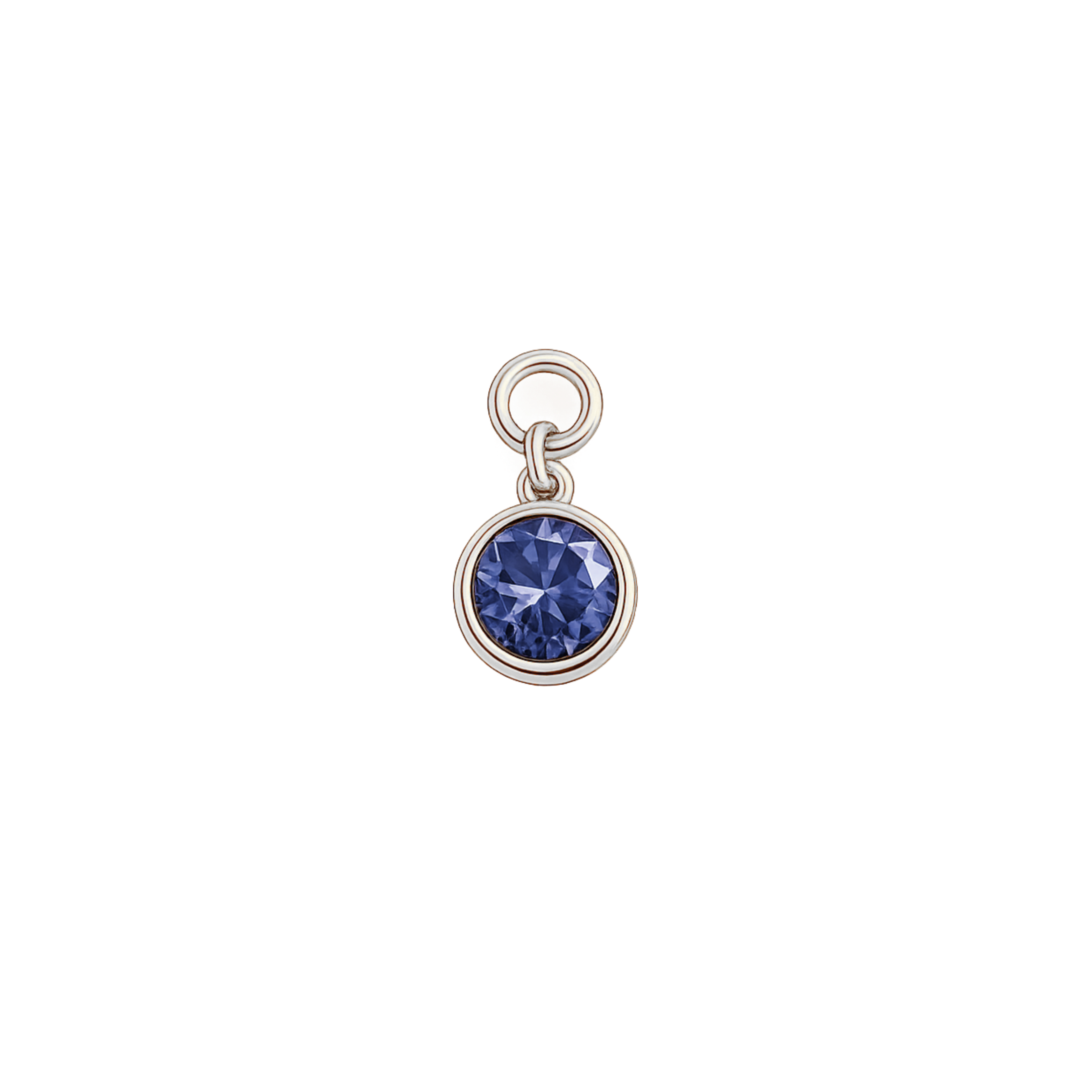 Birthstone Necklace (Circle)