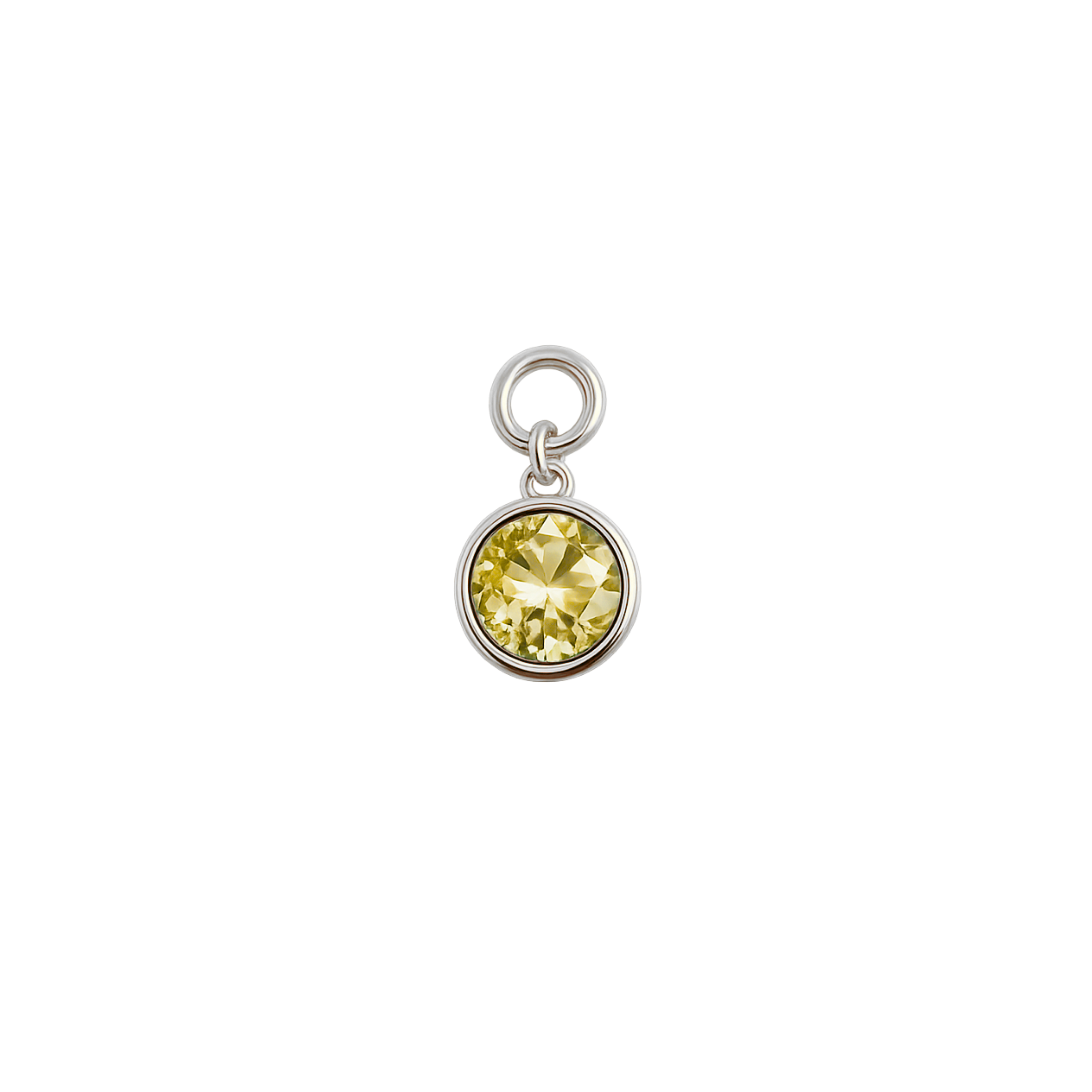 Birthstone Necklace (Circle)