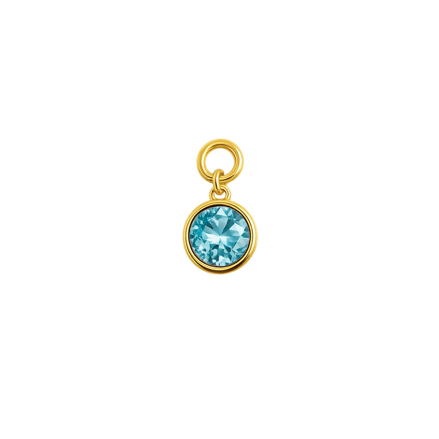 Birthstone Necklace (Circle)