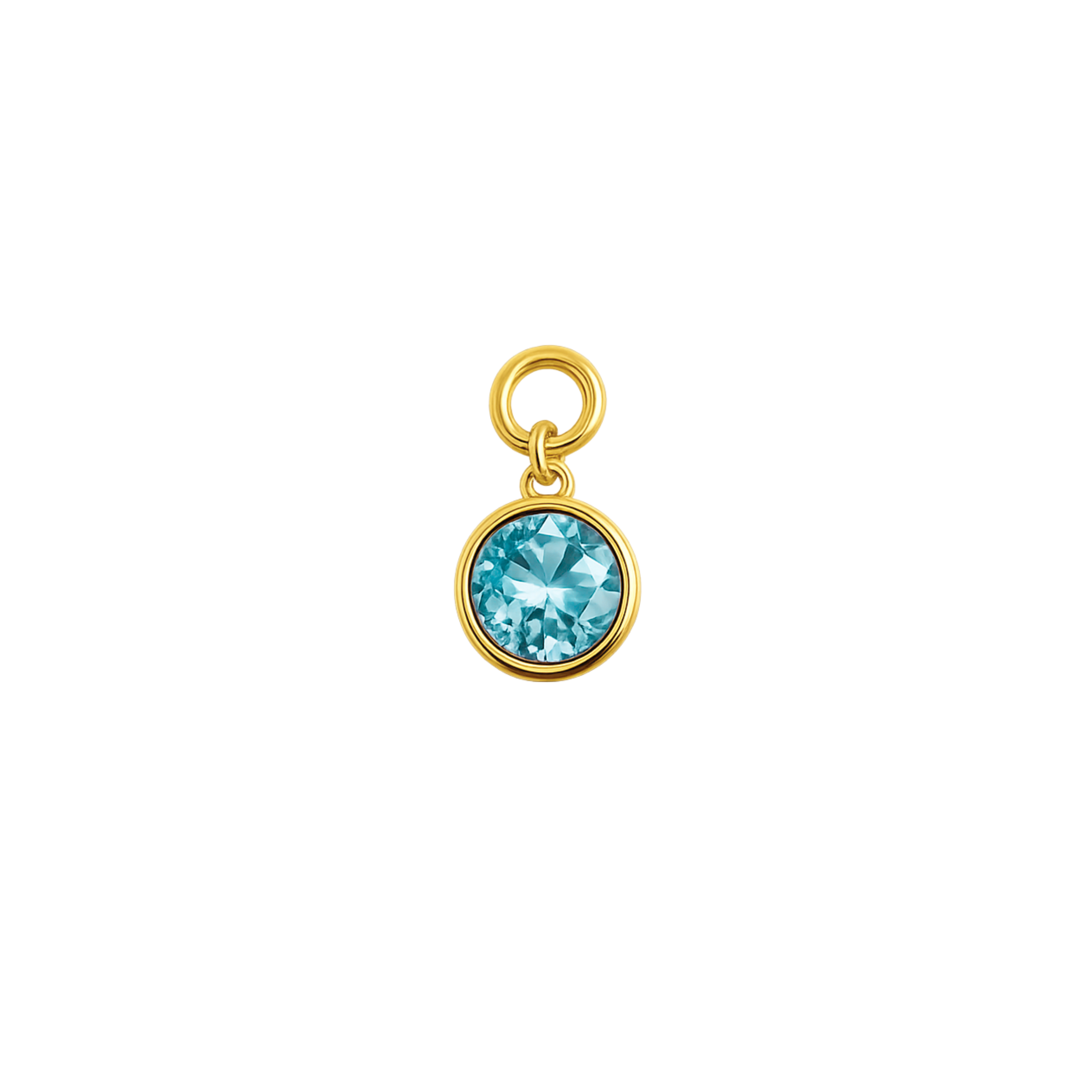 Birthstone Necklace (Circle)