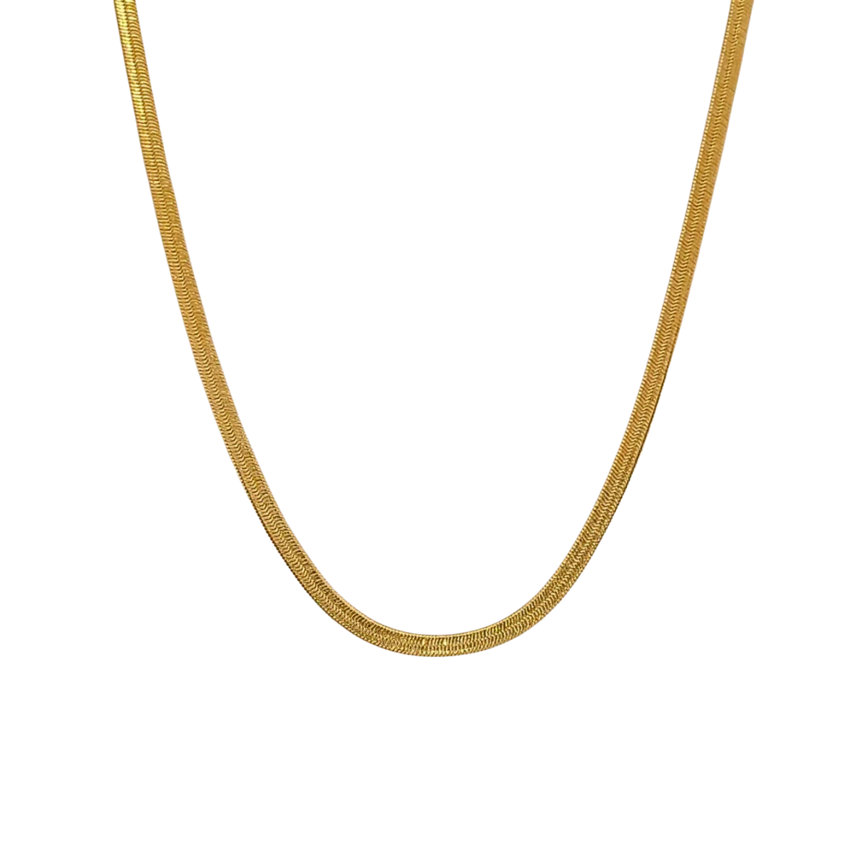 SR 3mm Herringbone Necklace