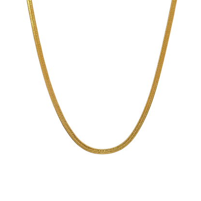 SR 3mm Herringbone Necklace