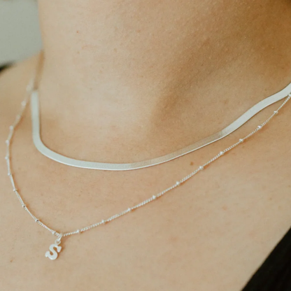 SR 3mm Herringbone Necklace